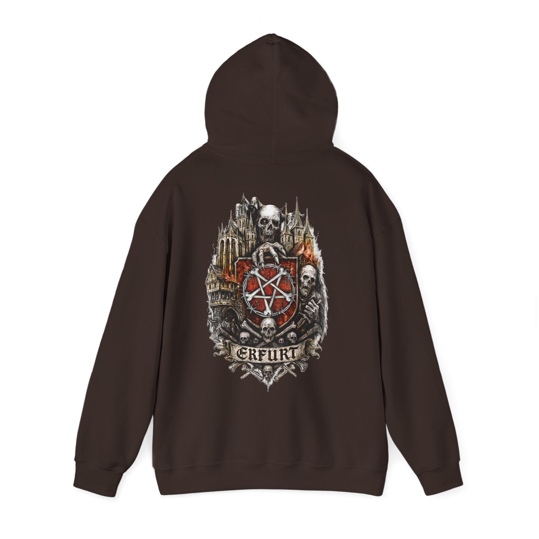 Erfurt: Front-/Backprint, Unisex Hoodie **Grimwater-Edition**