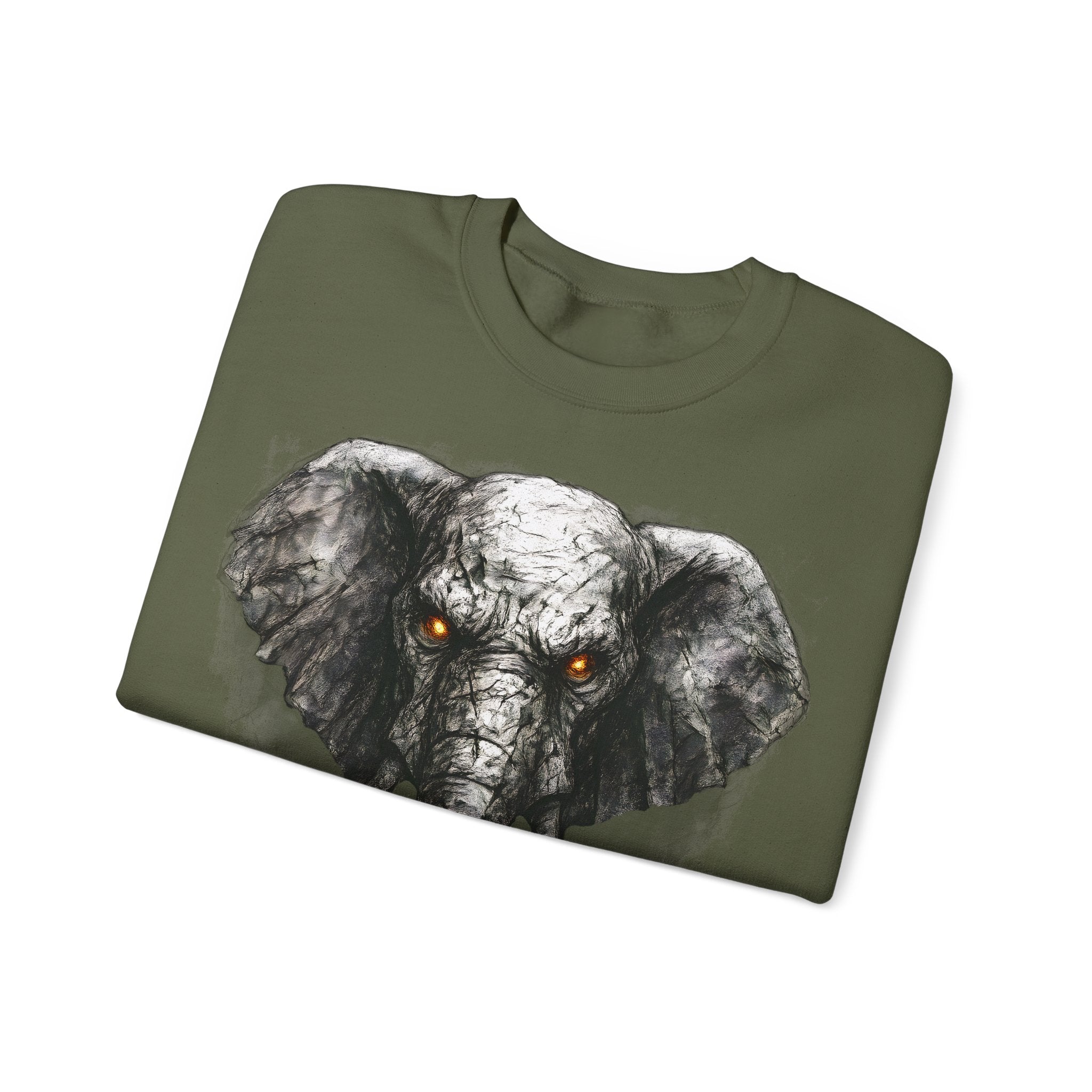 Elefant: Animals-Collection, Frontprint, Unisex Sweatshirt, Majestic Elephant