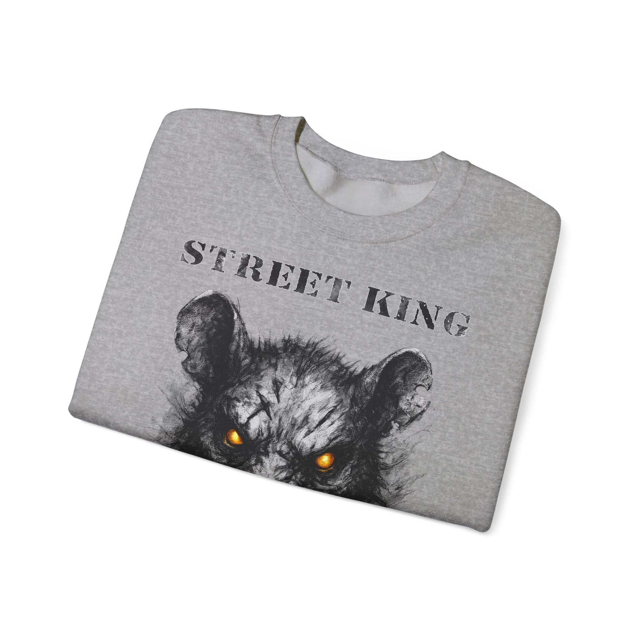 Rat - Street King: Animals-Collection, Frontprint, Unisex Sweatshirt