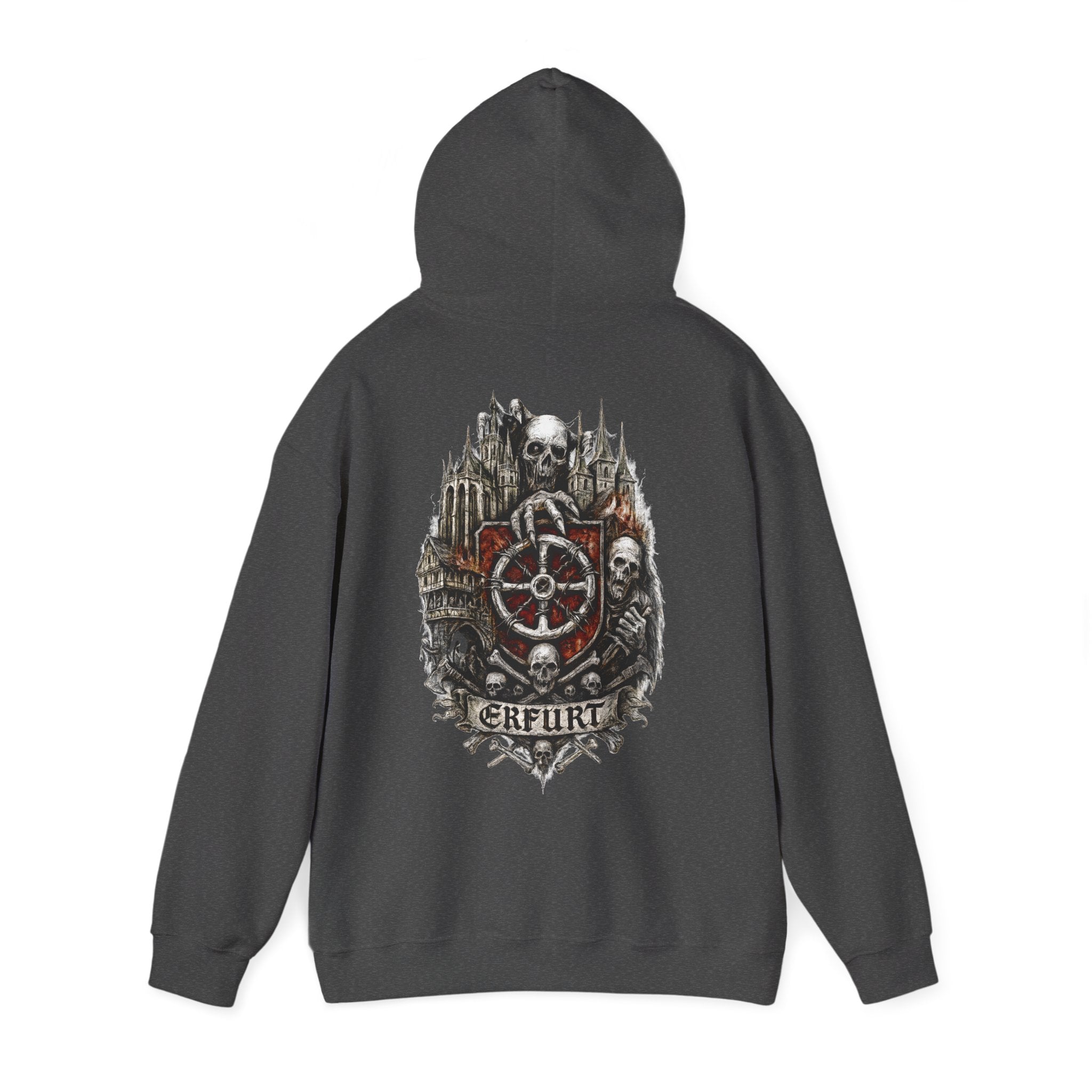 Erfurt: Front-/Backprint, Unisex Hoodie **Grimwater-Edition**