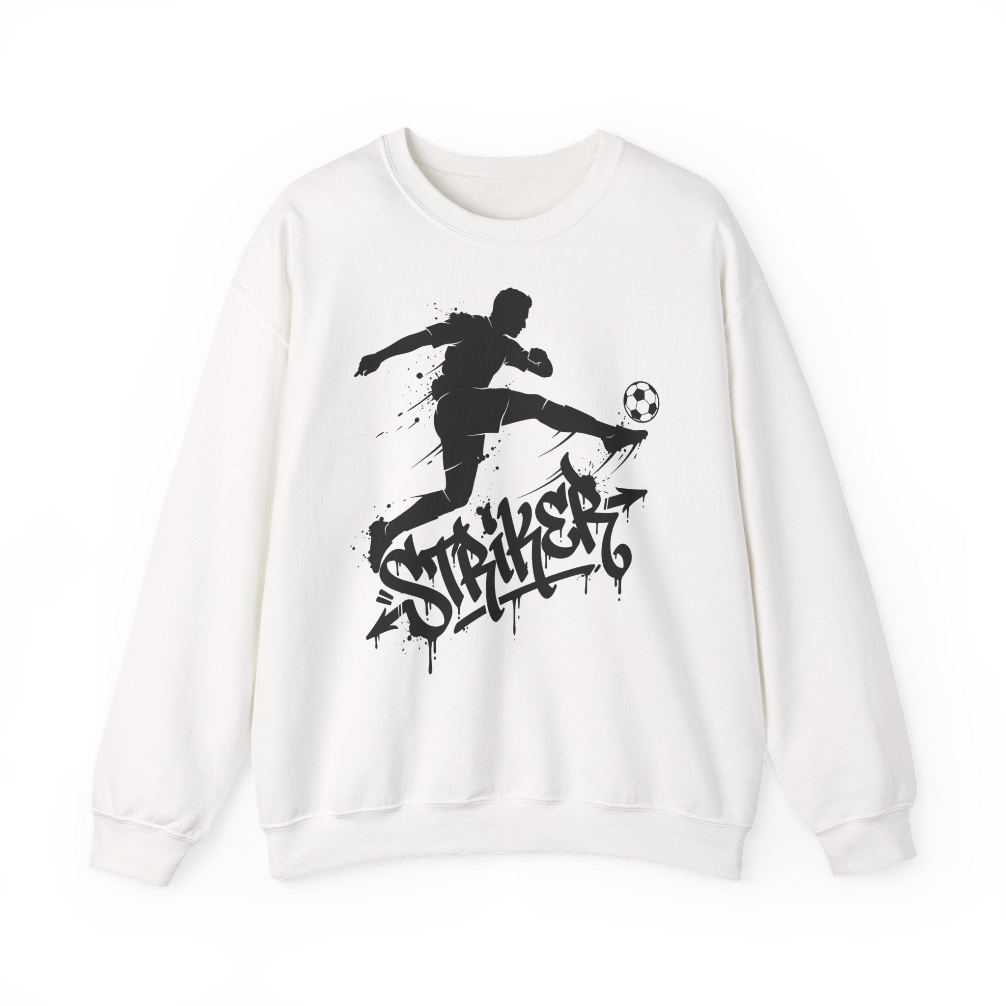 Soccer Striker 03: Frontprint, Unisex Sweatshirt
