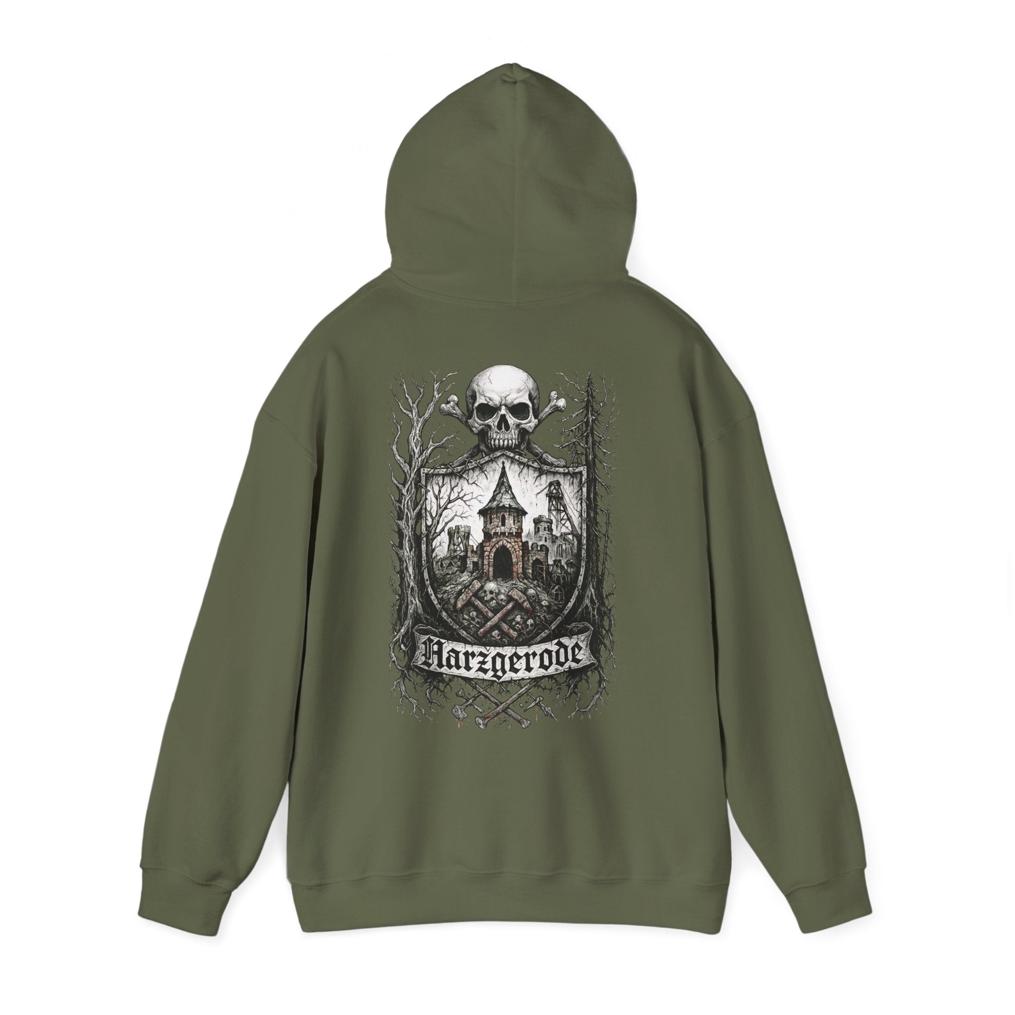 Harzgerode: Front-/Backprint Unisex Hoodie **Grimwater-Edition**