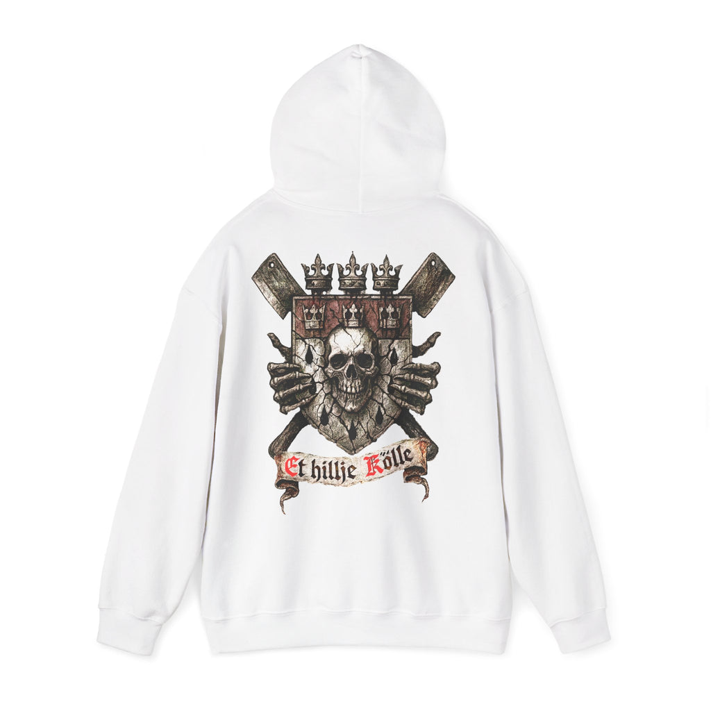 Köln - Hätz un Bloot: Front-/Backprint, Unisex Hoodie **Grimwater-Design**