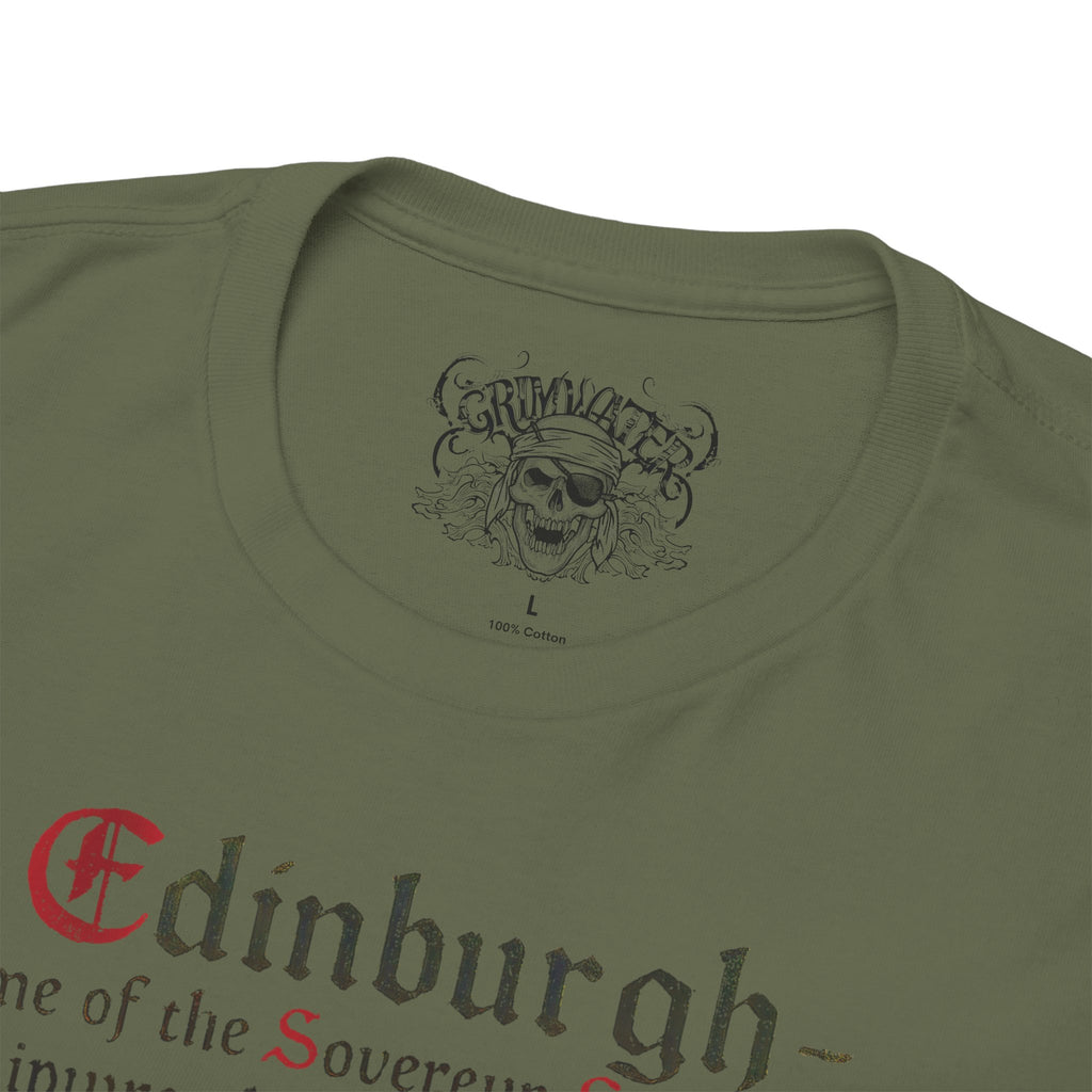 Edinburgh: Frontprint, Unisex T-Shirt **Grimwater-Edition**