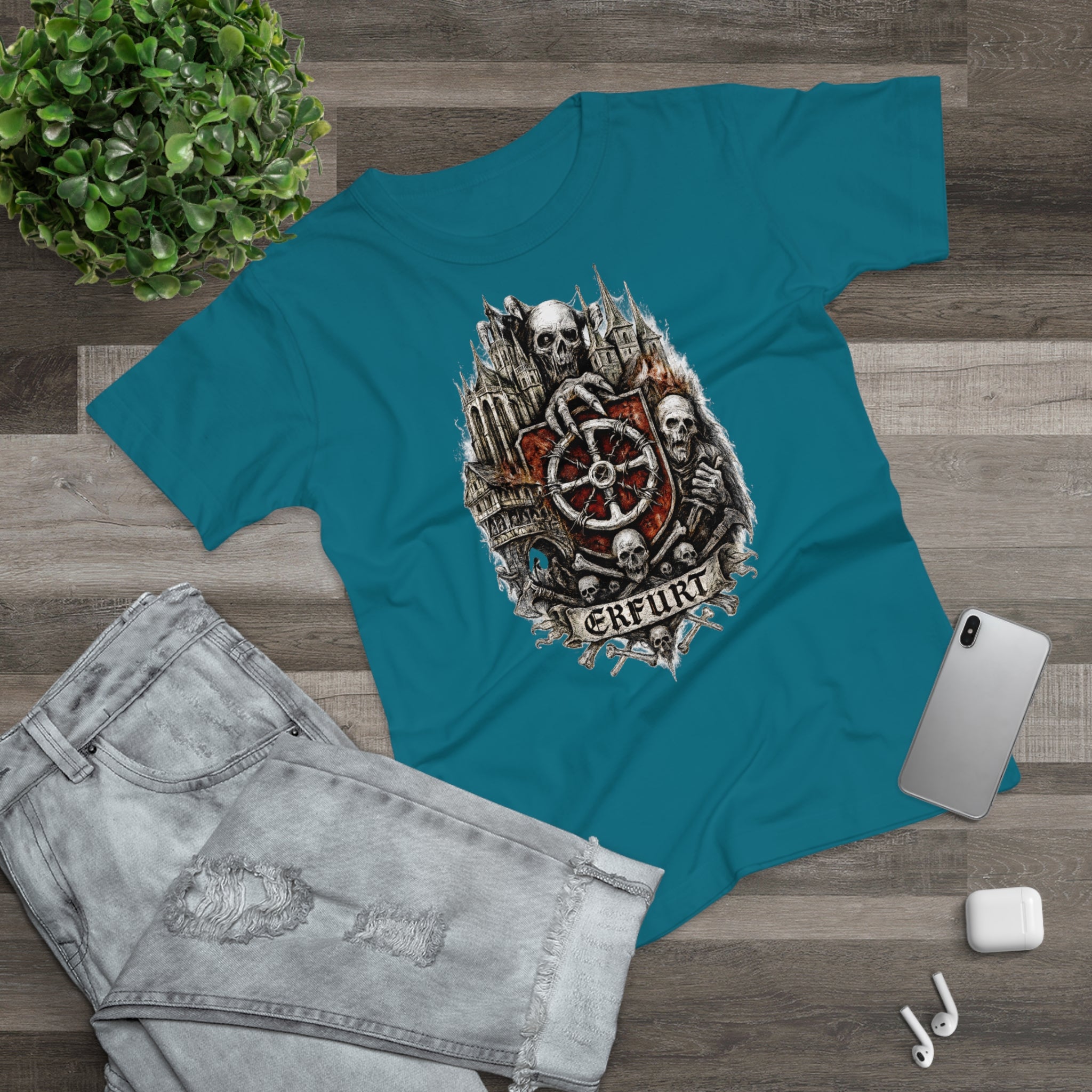 Erfurt: Frontprint, Womens' T-Shirt **Grimwater-Edition**