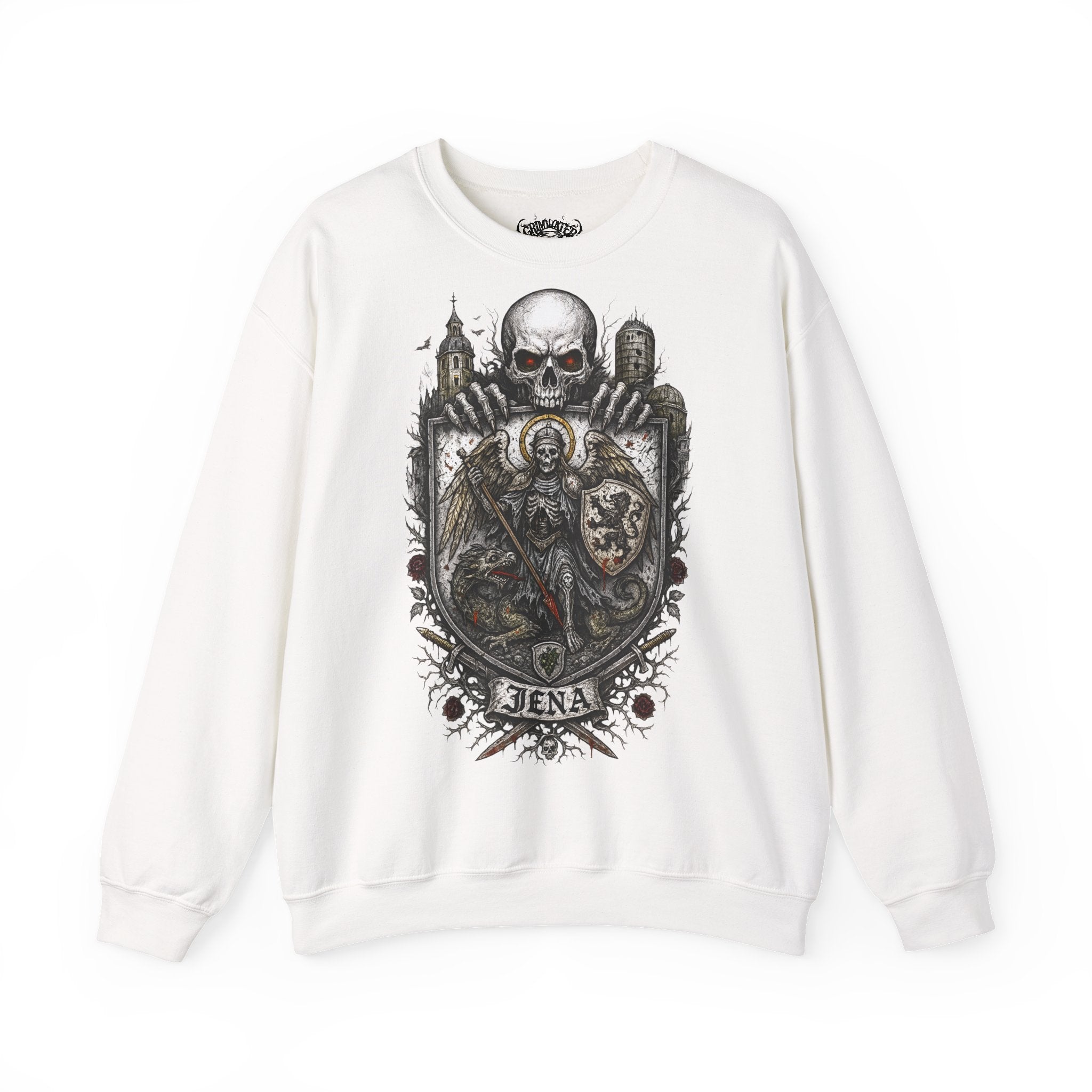 Jena: Frontprint, Unisex Sweatshirt **Grimwater-Edition**