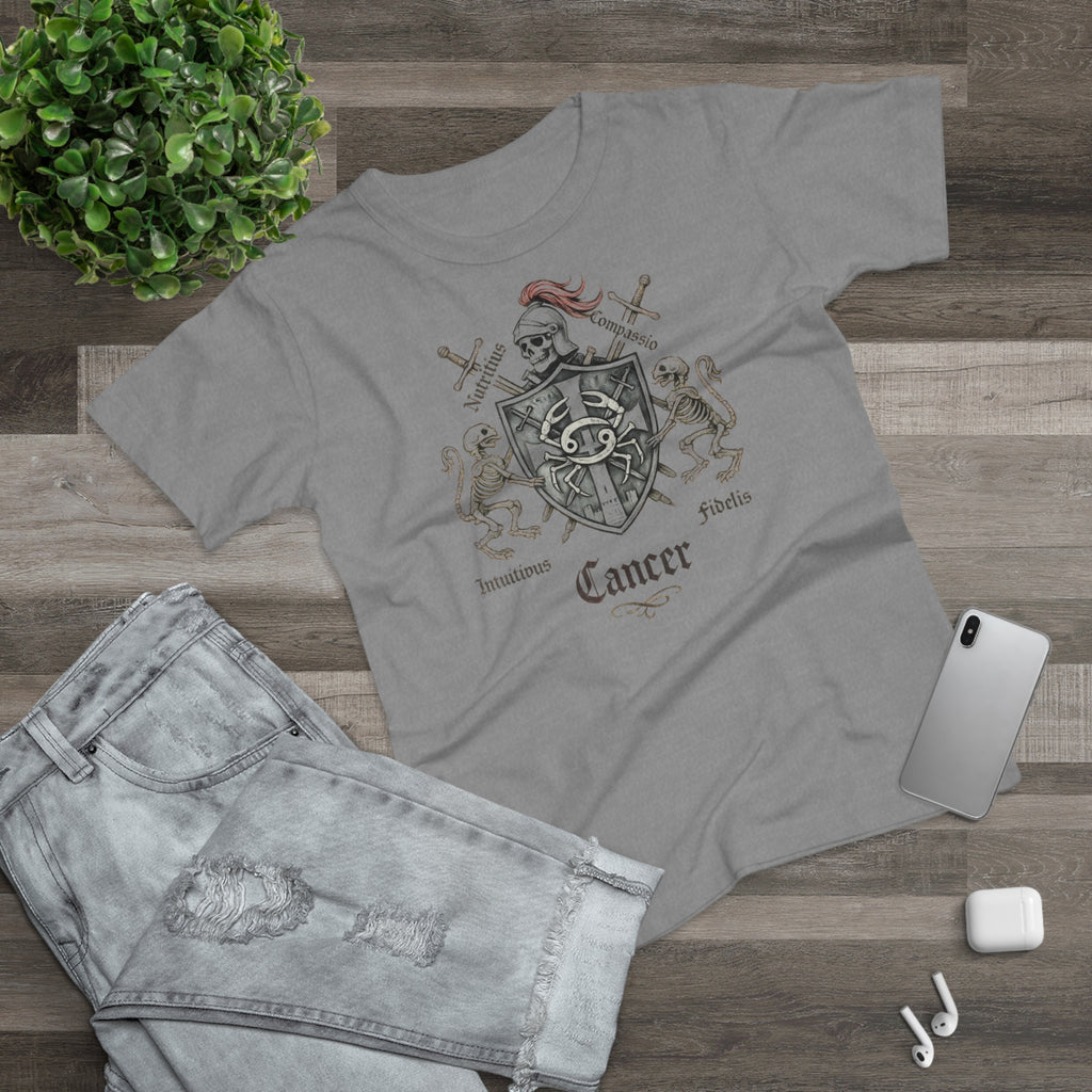 Krebs: Frontprint, Womens' T-Shirt **Grimwater Edition** Sternzeichen Astrologie (Cancer)