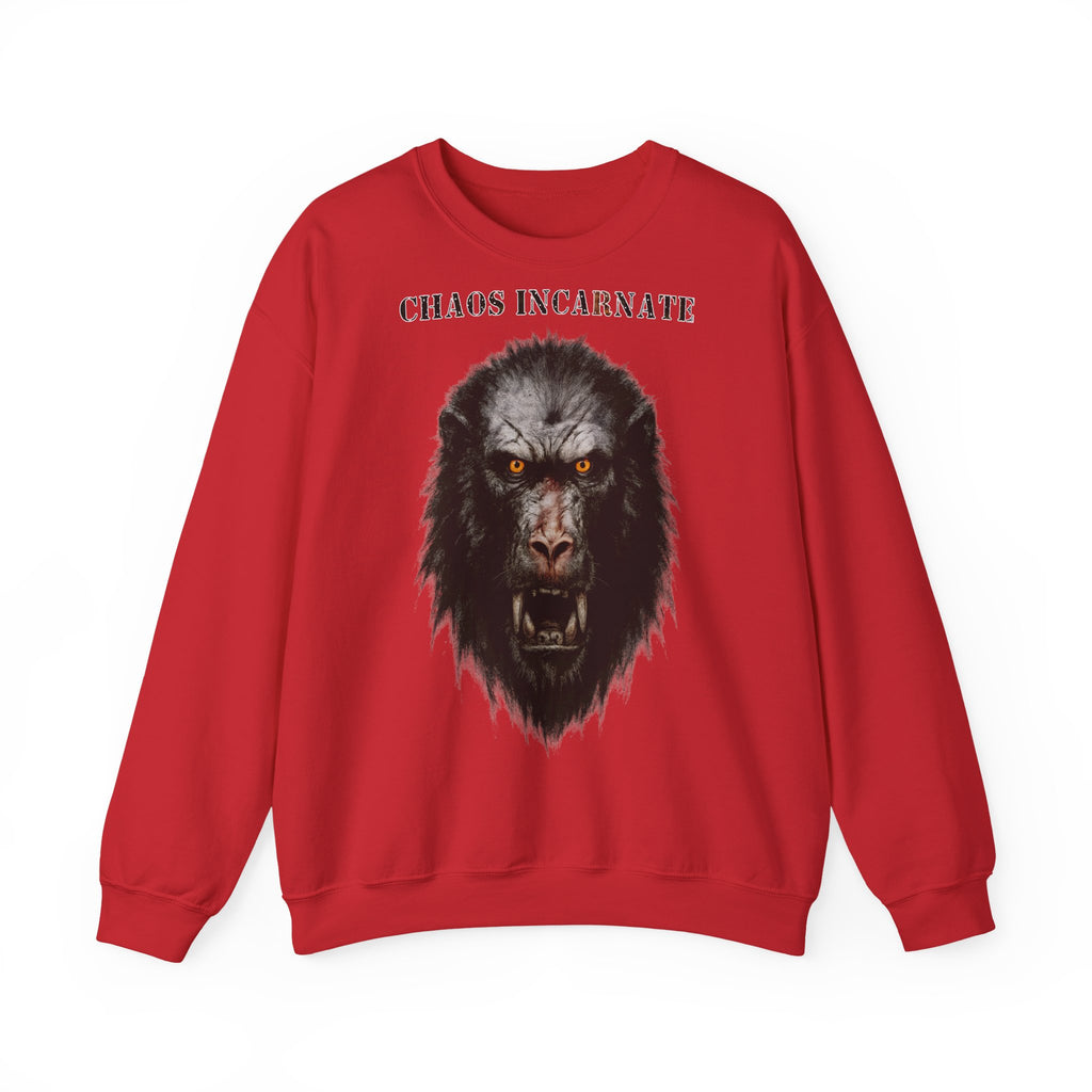 Pavian - Chaos Incarnate: Animals-Collection, Frontprint, Unisex Sweatshirt
