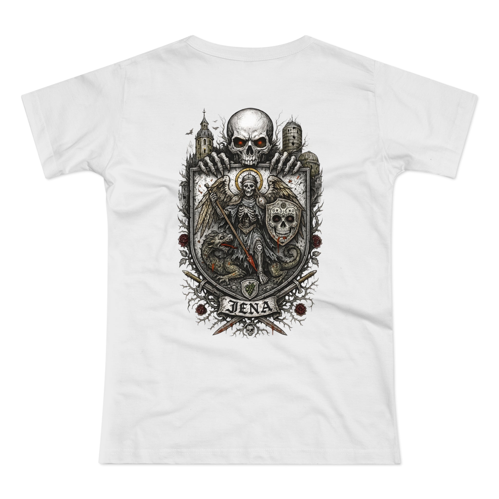 Jena: Front-/Backprint, Womens' T-Shirt **Grimwater-Edition**