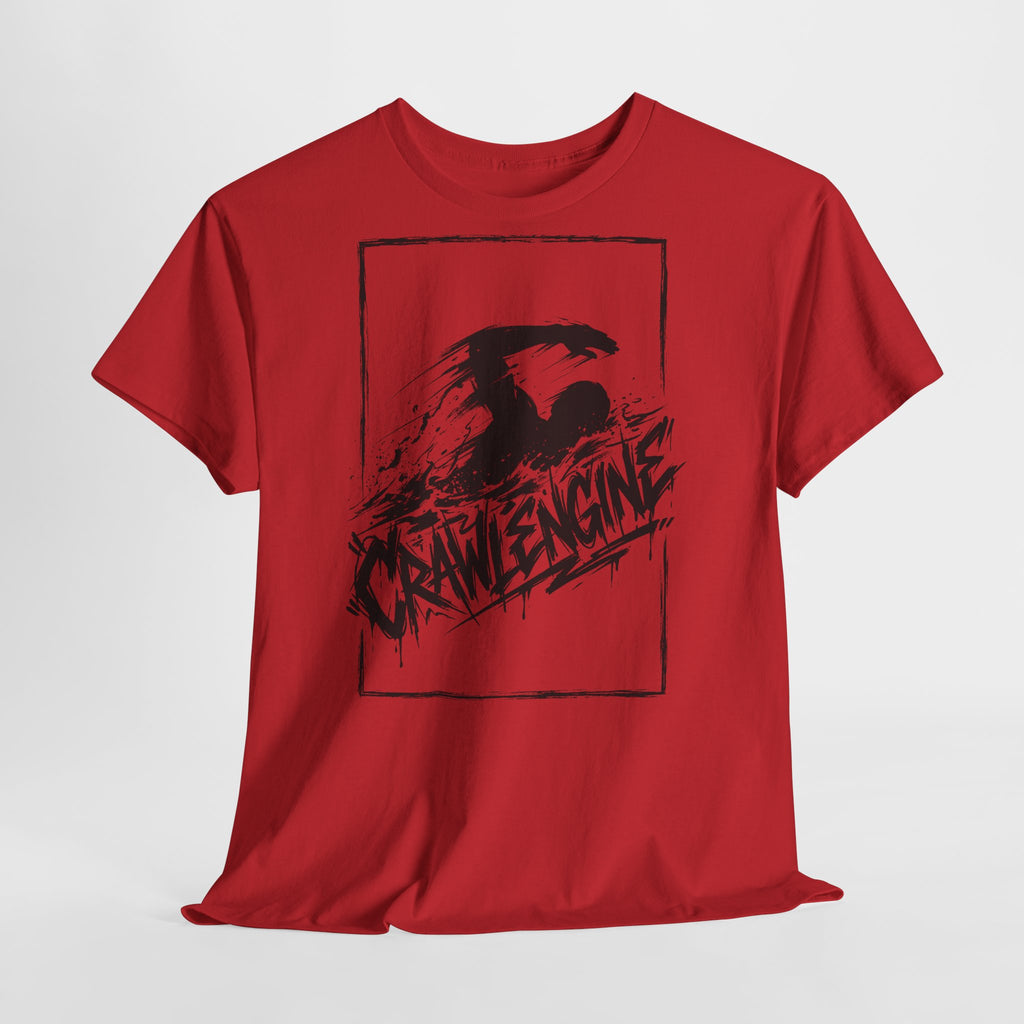 Schwimmen - CRAWLENGINE : Frontprint, Unisex T-Shirt