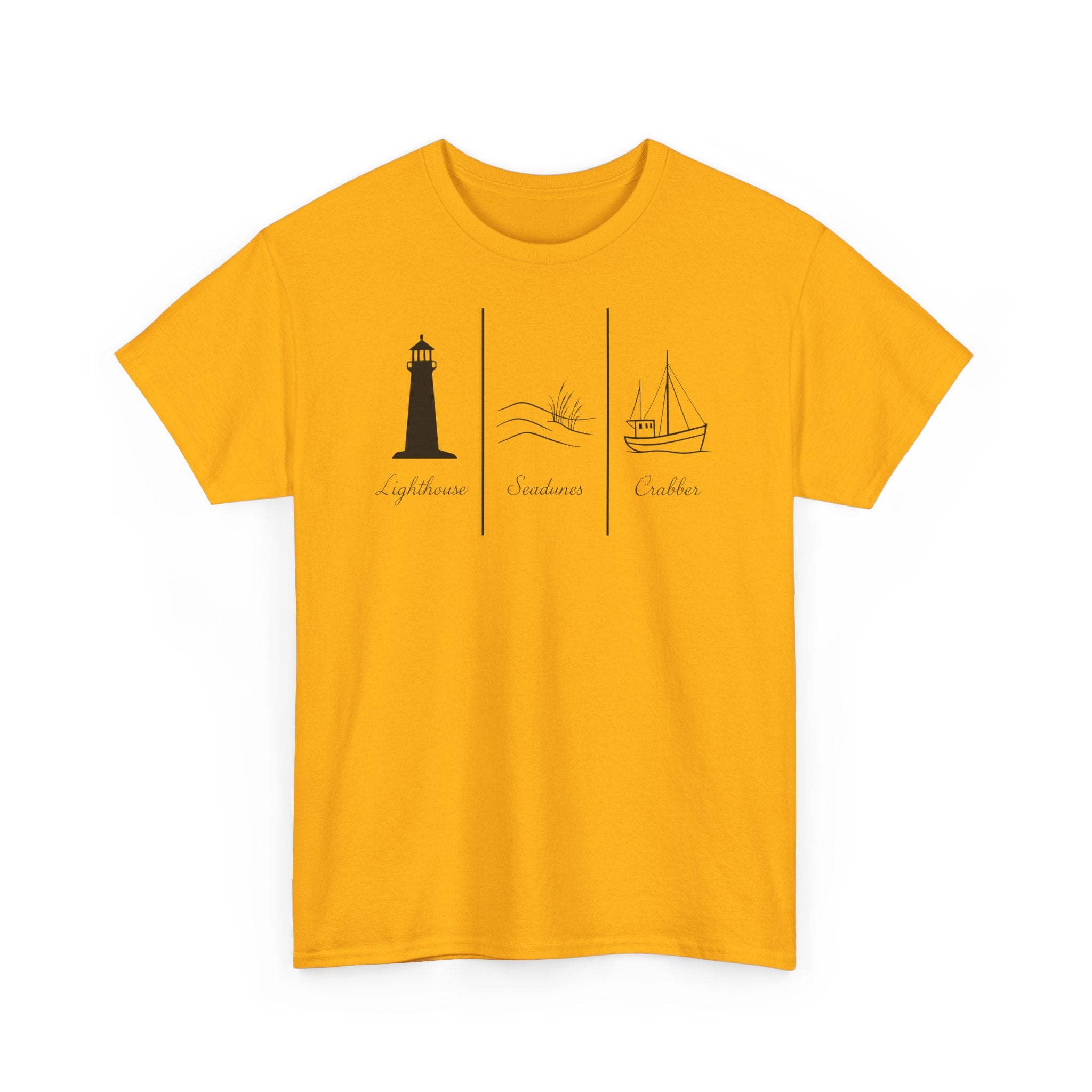 Nordsee, Ostsee - Reicht mir schon! Frontprint, Unisex T-Shirt