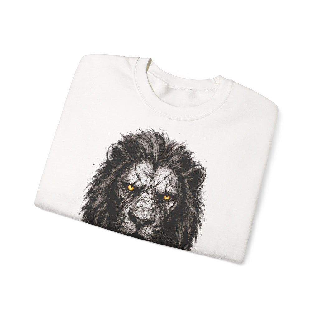 Löwe: Animals-Collection, Frontprint, Unisex Sweatshirt, Majestic Lion