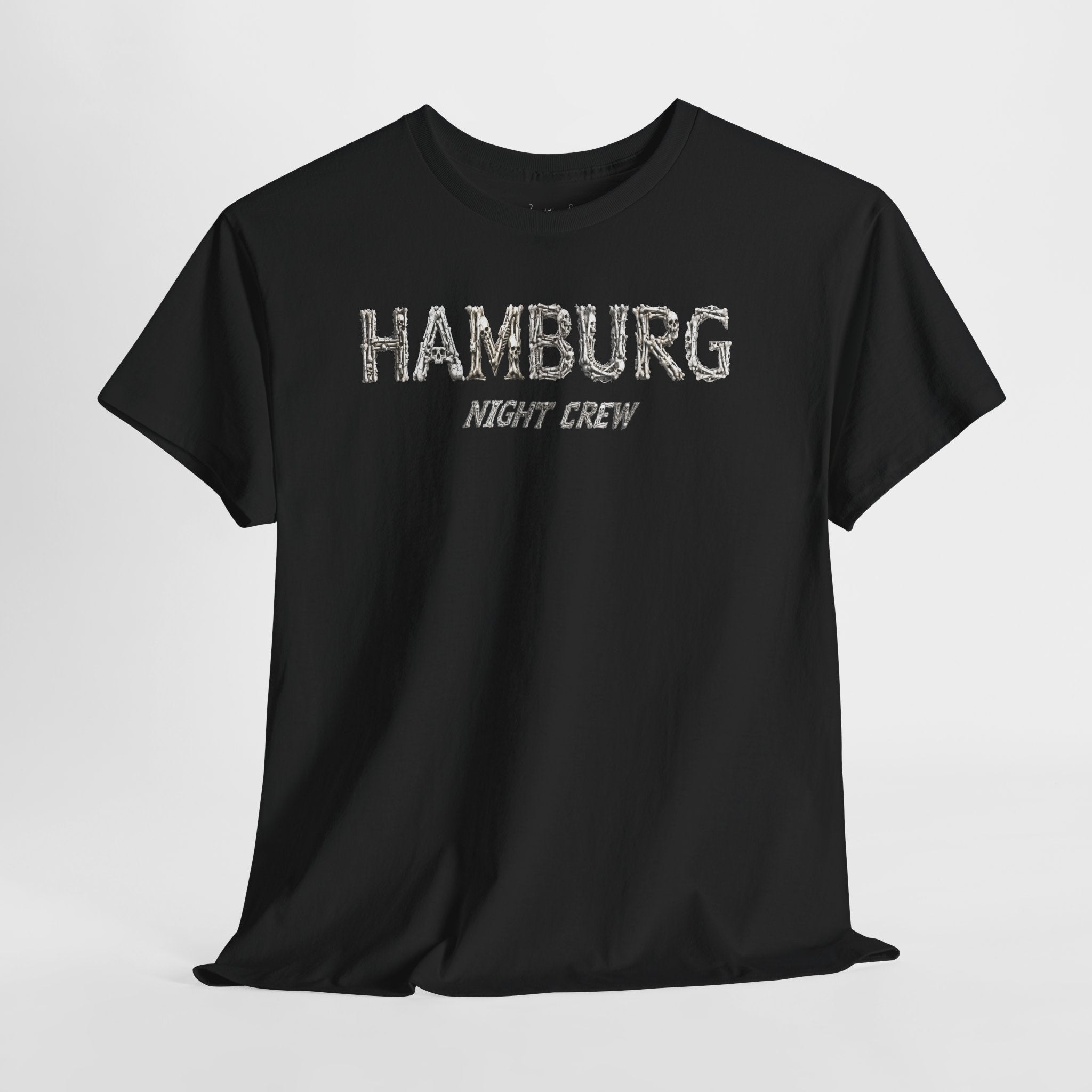 Hamburg "Night Crew" - Front-/Backprint, Unisex T-Shirt: **Grimwater-Edition**