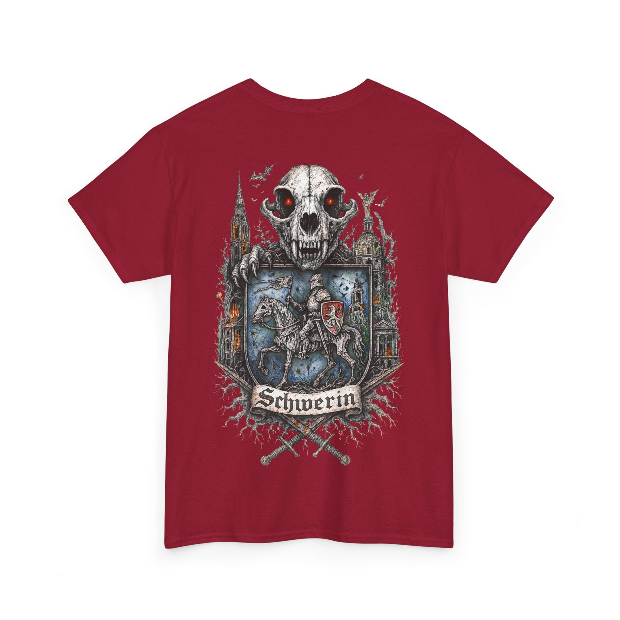 Schwerin: Front-/Backprint, Unisex T-Shirt **Grimwater-Edition**
