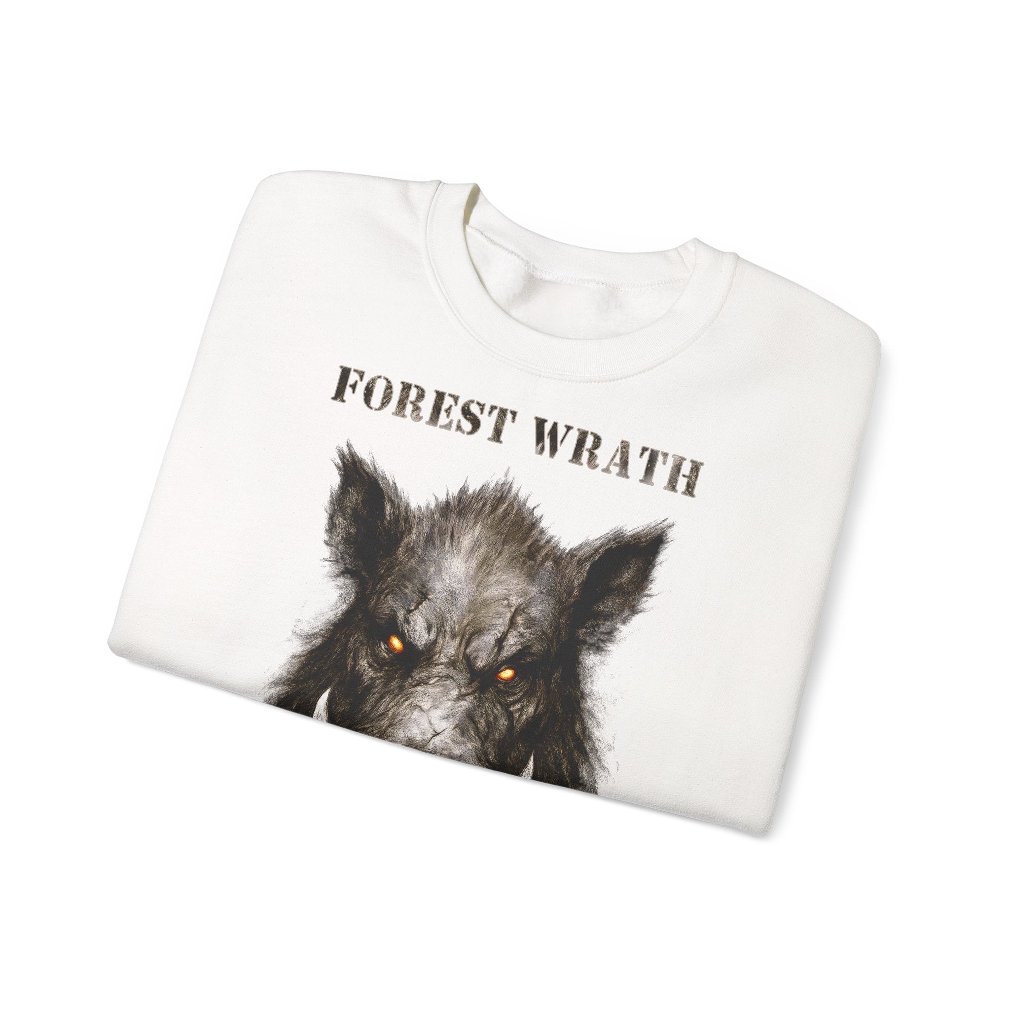 Keiler - Forest Wrath: Animals-Collection, Frontprint, Unisex Sweatshirt