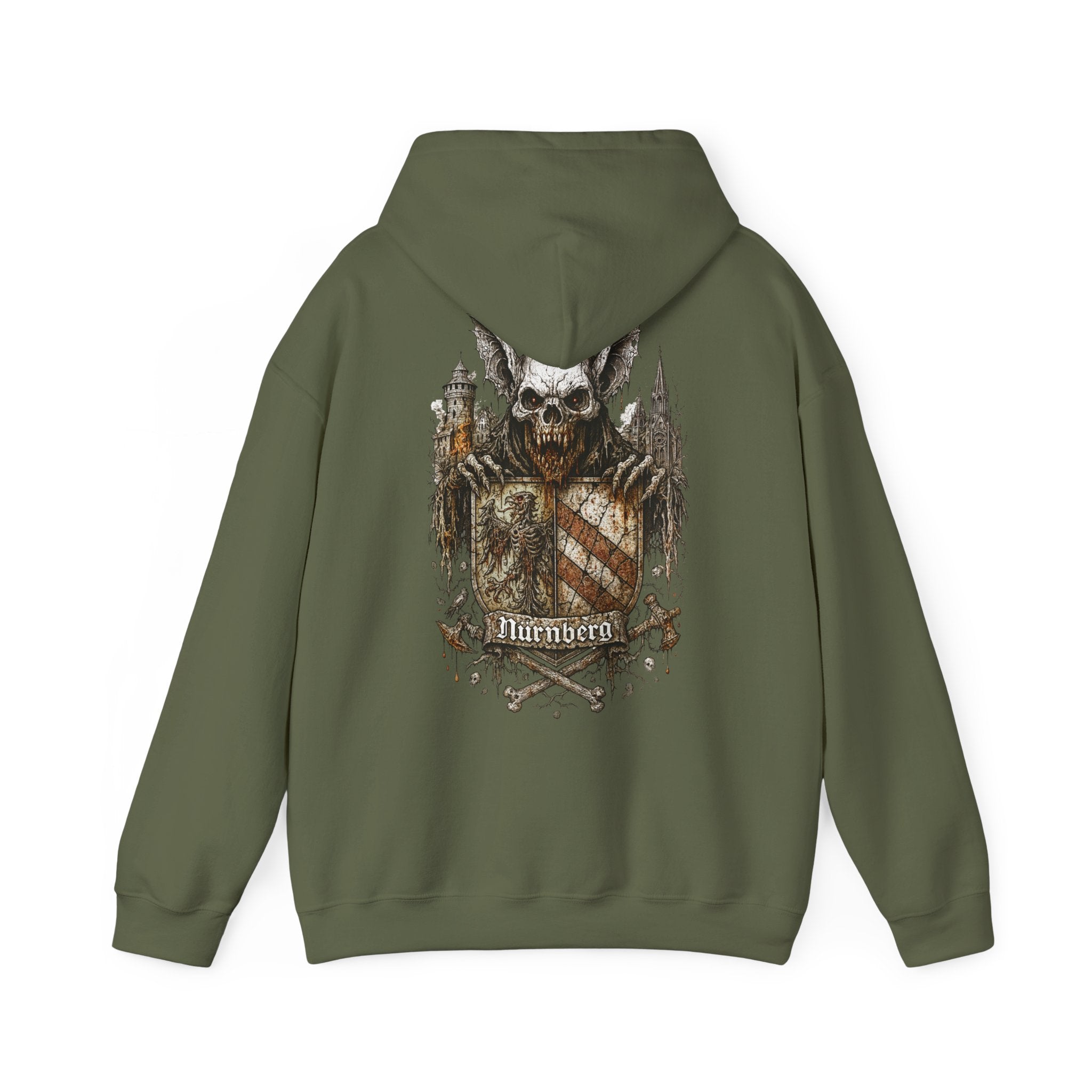 Nürnberg - Front-/Backprint Unisex Hoodie: **Grimwater-Edition**