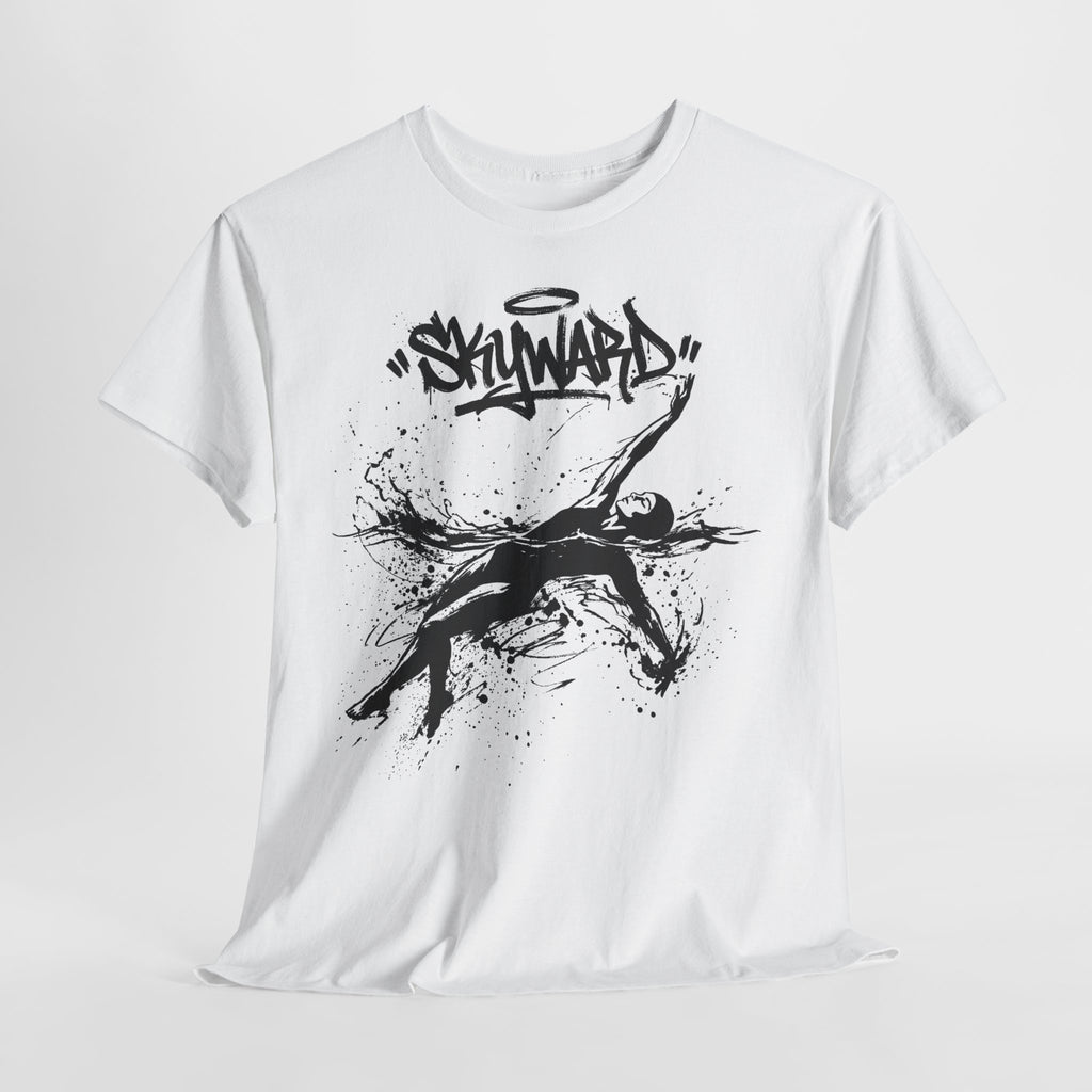 Schwimmen - SKYWARD (Rücken): Frontprint, Unisex T-Shirt