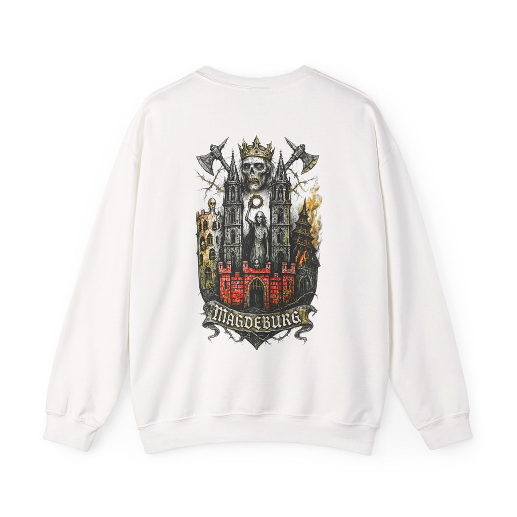 Magdeburg: Front-/Backprint, Unisex Sweatshirt **Grimwater-Edition**