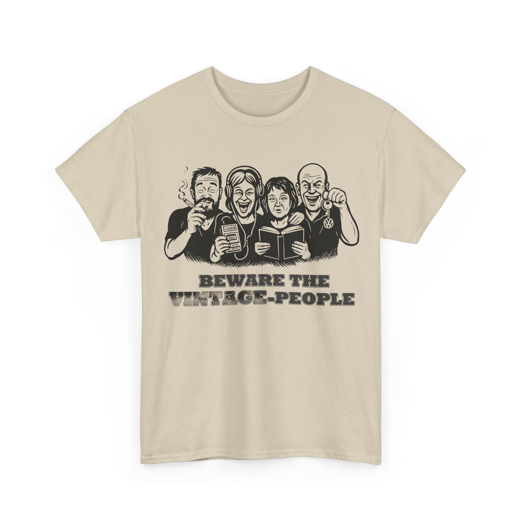 Vintage People: Frontprint, Unisex T-Shirt