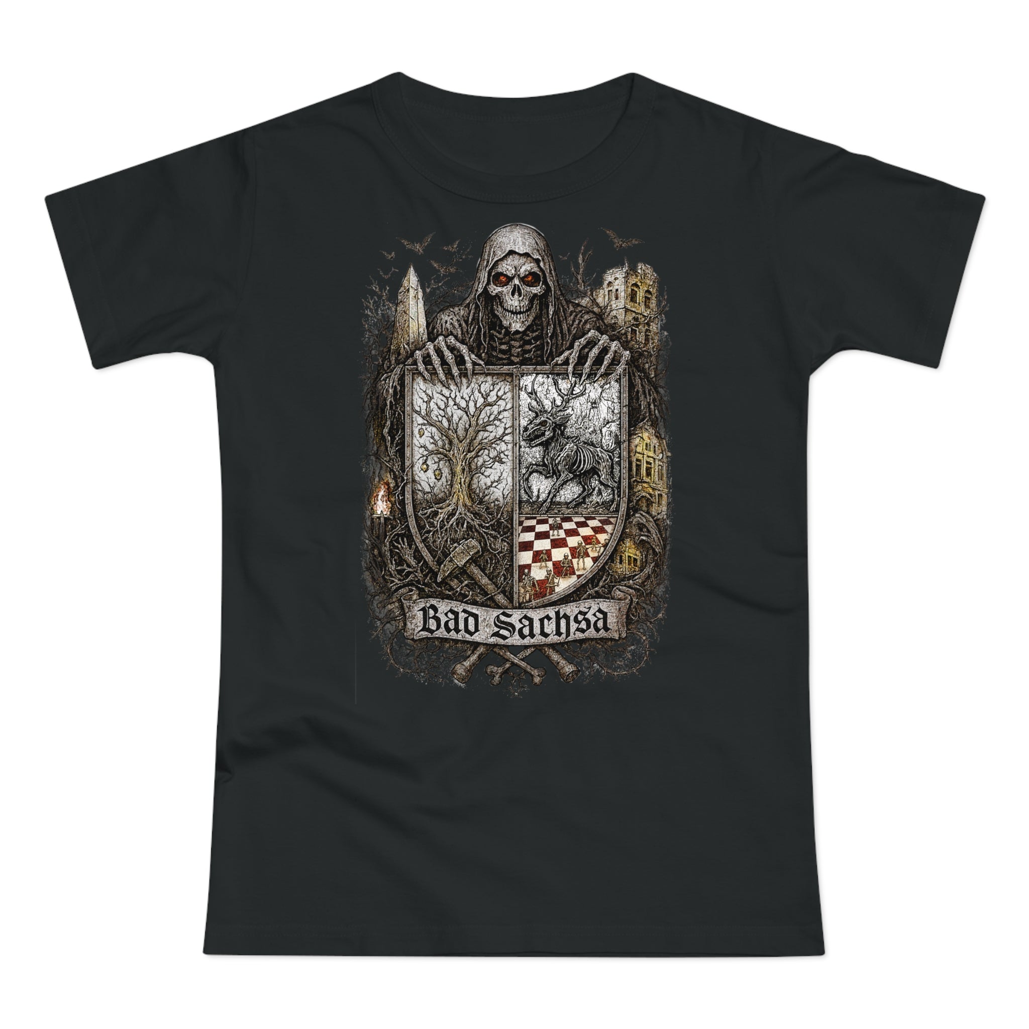 Bad Sachsa: Frontprint, Womens' T-Shirt **Grimwater-Edition**