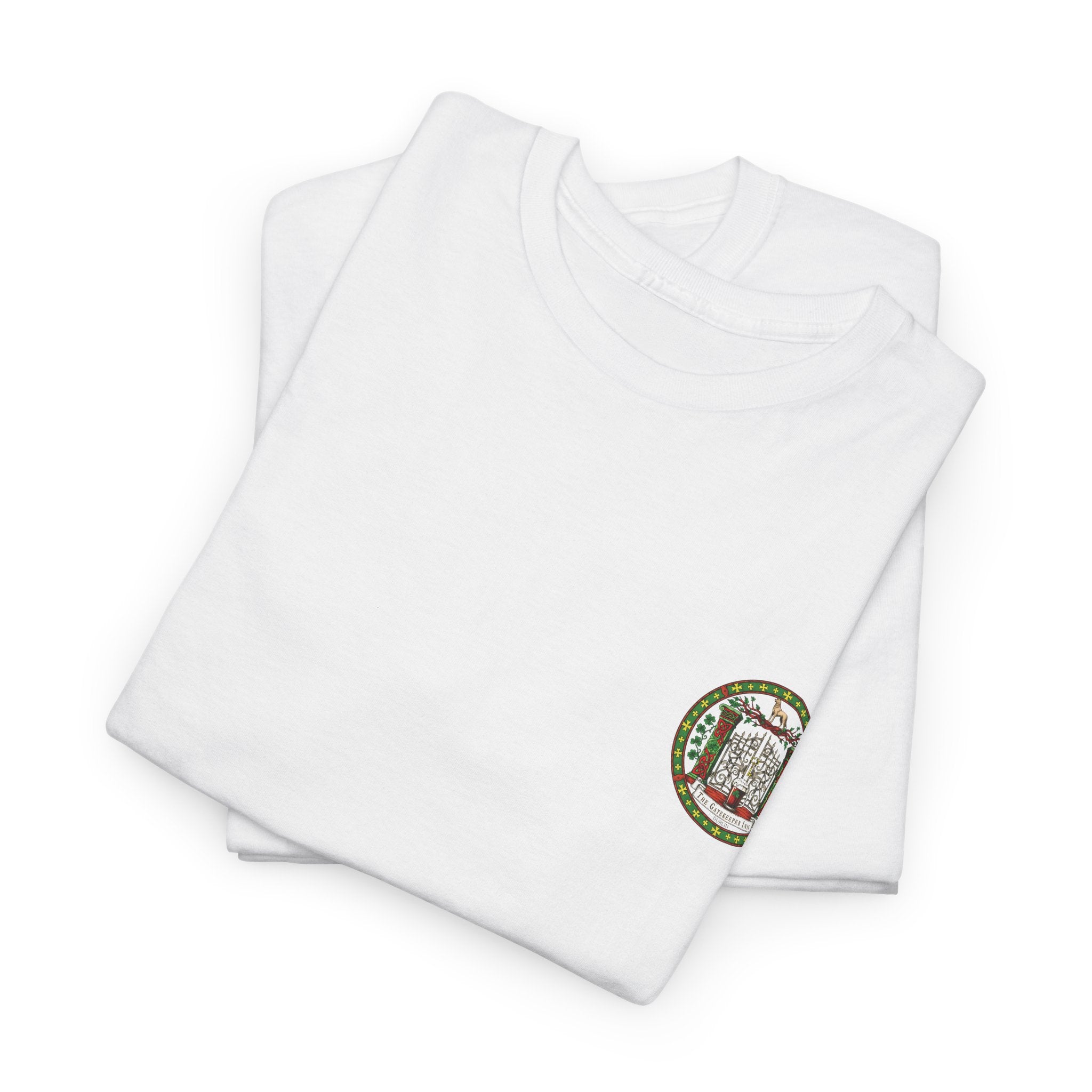 The Gatekeeper Inn, Dublin, Festive Unisex Cotton Tee with Holiday Design, Christmas Gift, Casual Wear, Comfortable Shirt, Year-Round Style, Unique Gift Idea