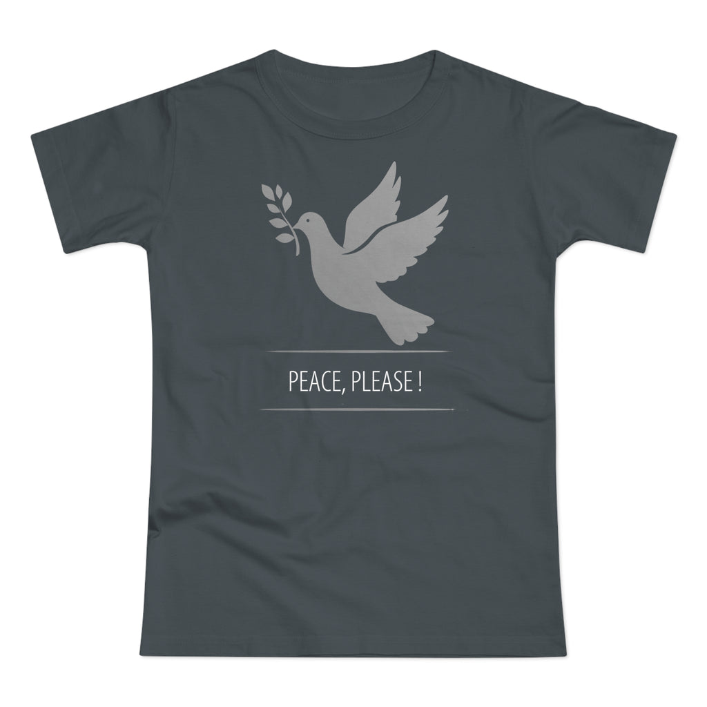 Peaceful Dove, Frontprint, Women's T-Shirt - Casual Wear, Gift for Friends, Inspirational Tee, Mindfulness, Peace Activism