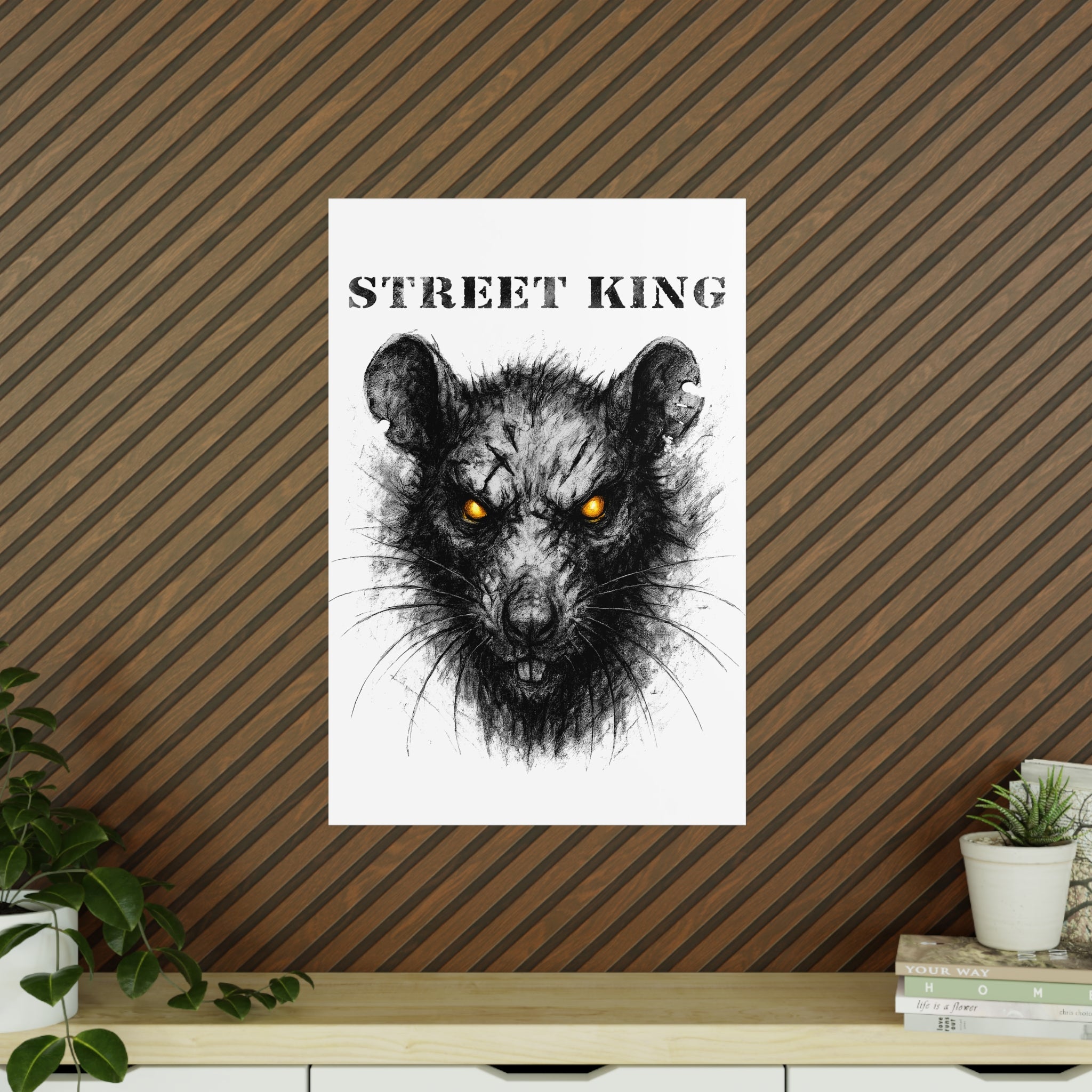 Poster 60 x 90: Ratte (Animal-Collection)