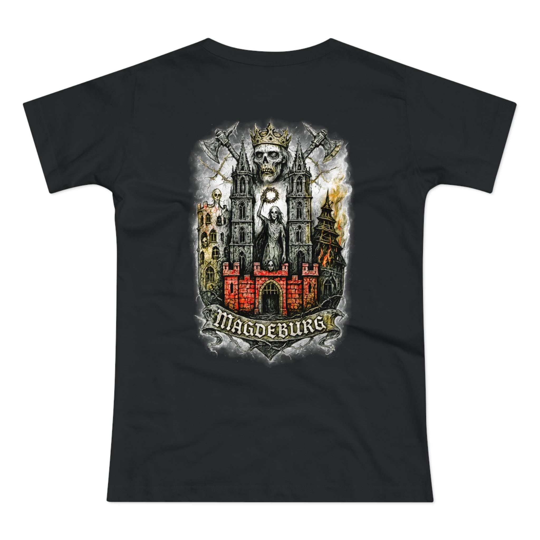 Magdeburg: Front-/Backprint Womens' T-Shirt **Grimwater-Edition**