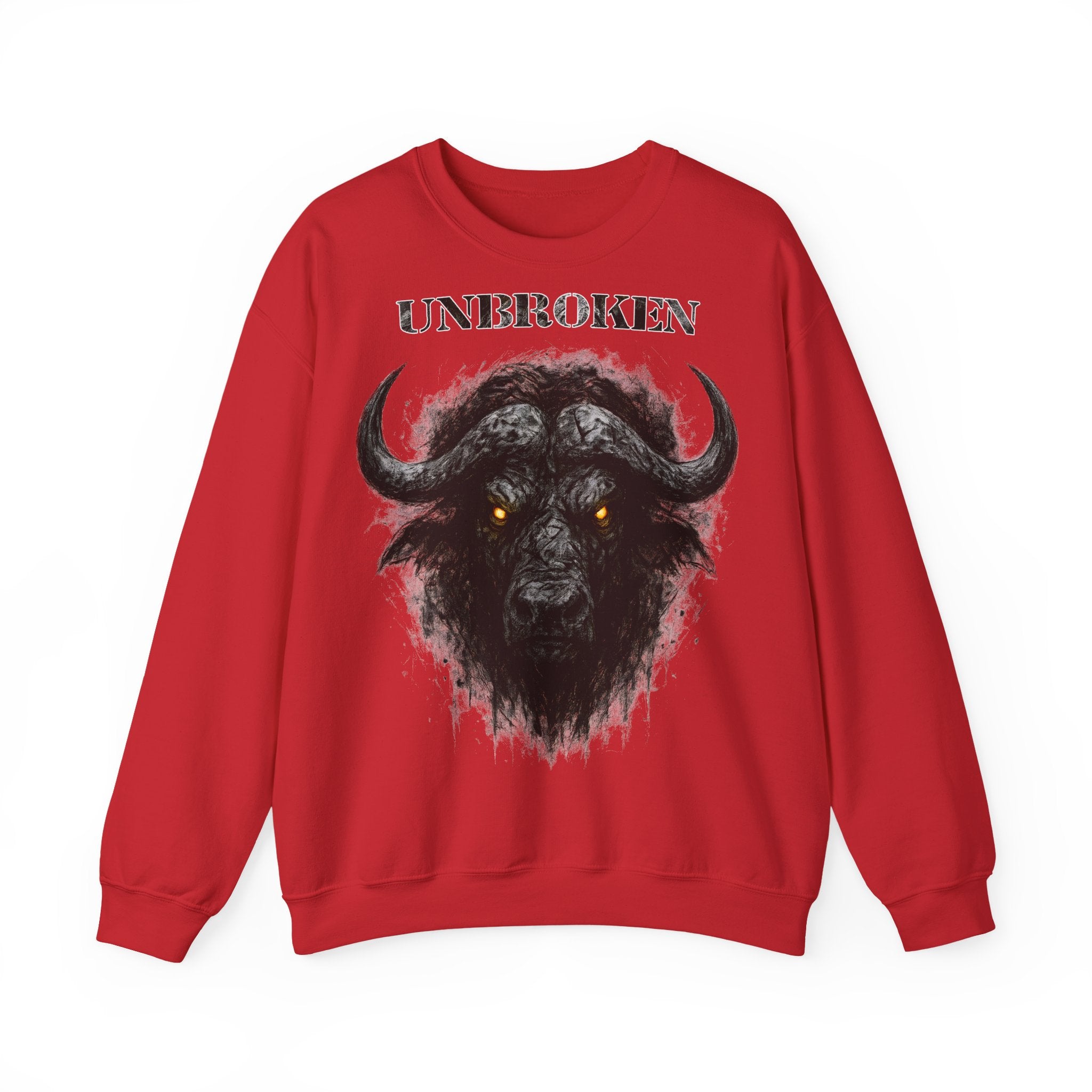 Büffel - Unbroken: Animals-Collection, Frontprint, Unisex Sweatshirt