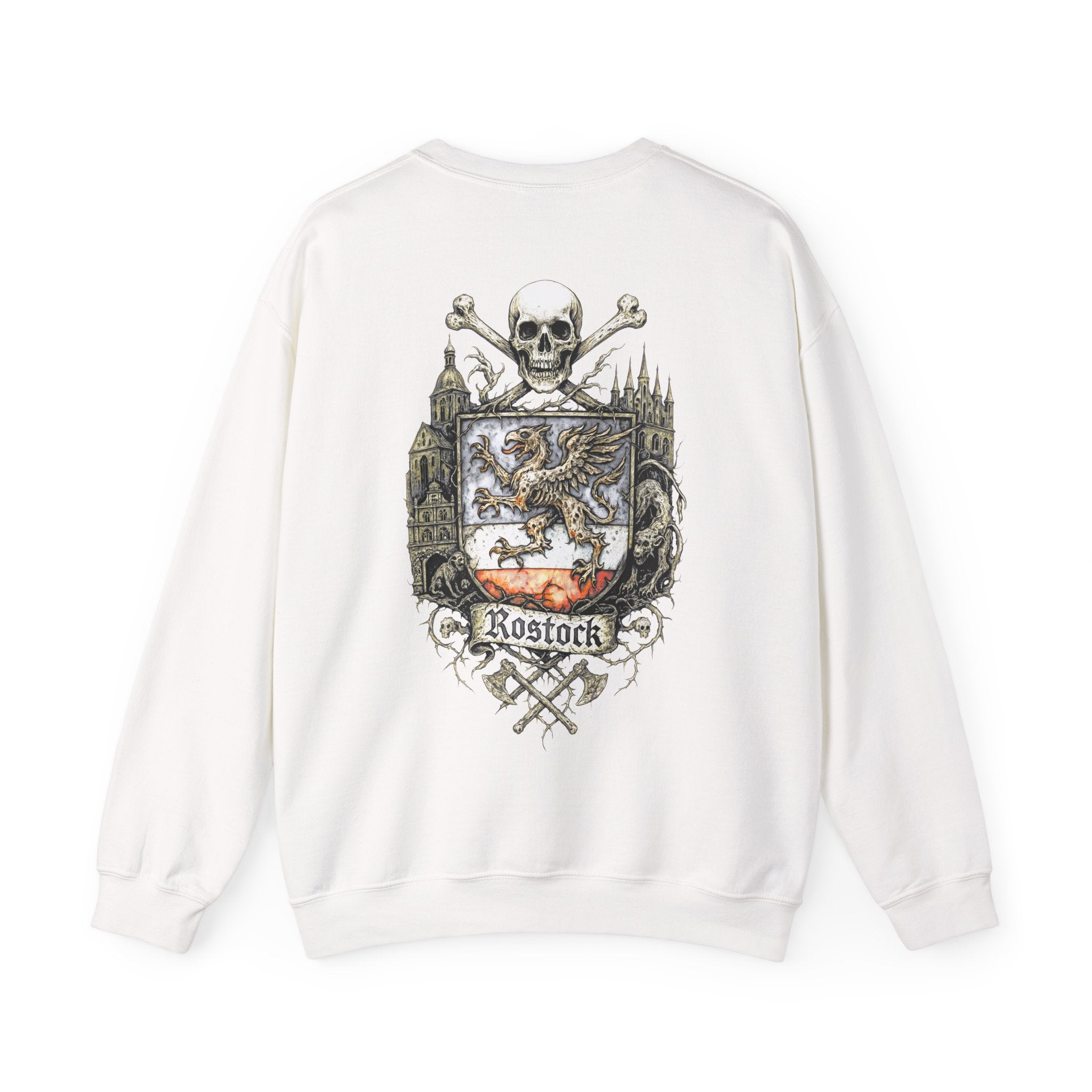 Rostock: Front-/Backprint, Unisex Sweatshirt **Grimwater-Edition**