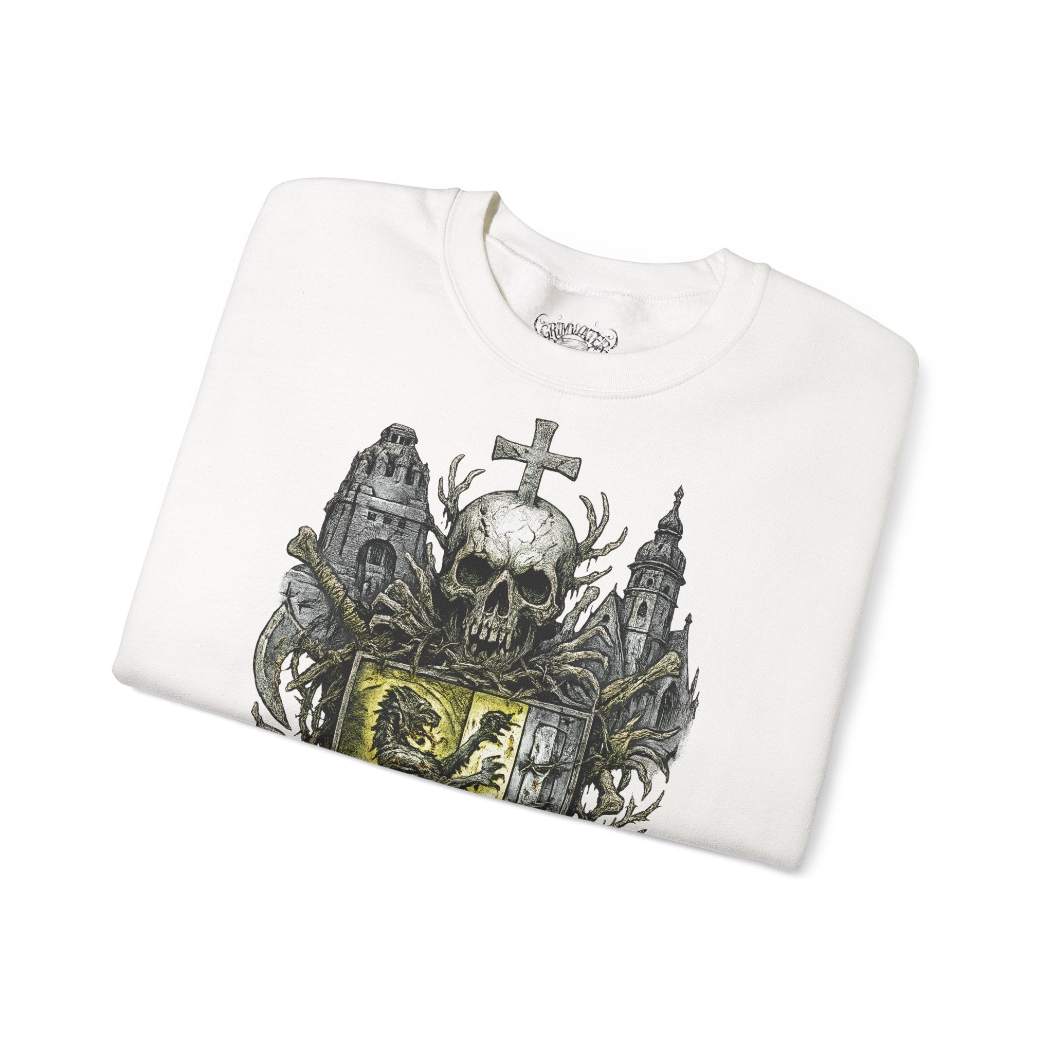 Leipzig: Frontprint, Unisex Sweatshirt **Grimwater-Edition**