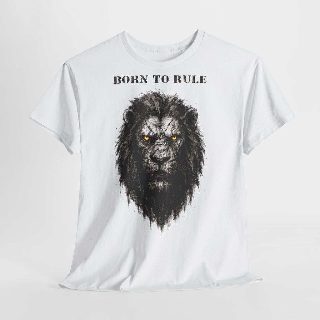 Löwe - Born to Rule: Frontprint, Unisex T-Shirt - Animal-Collection