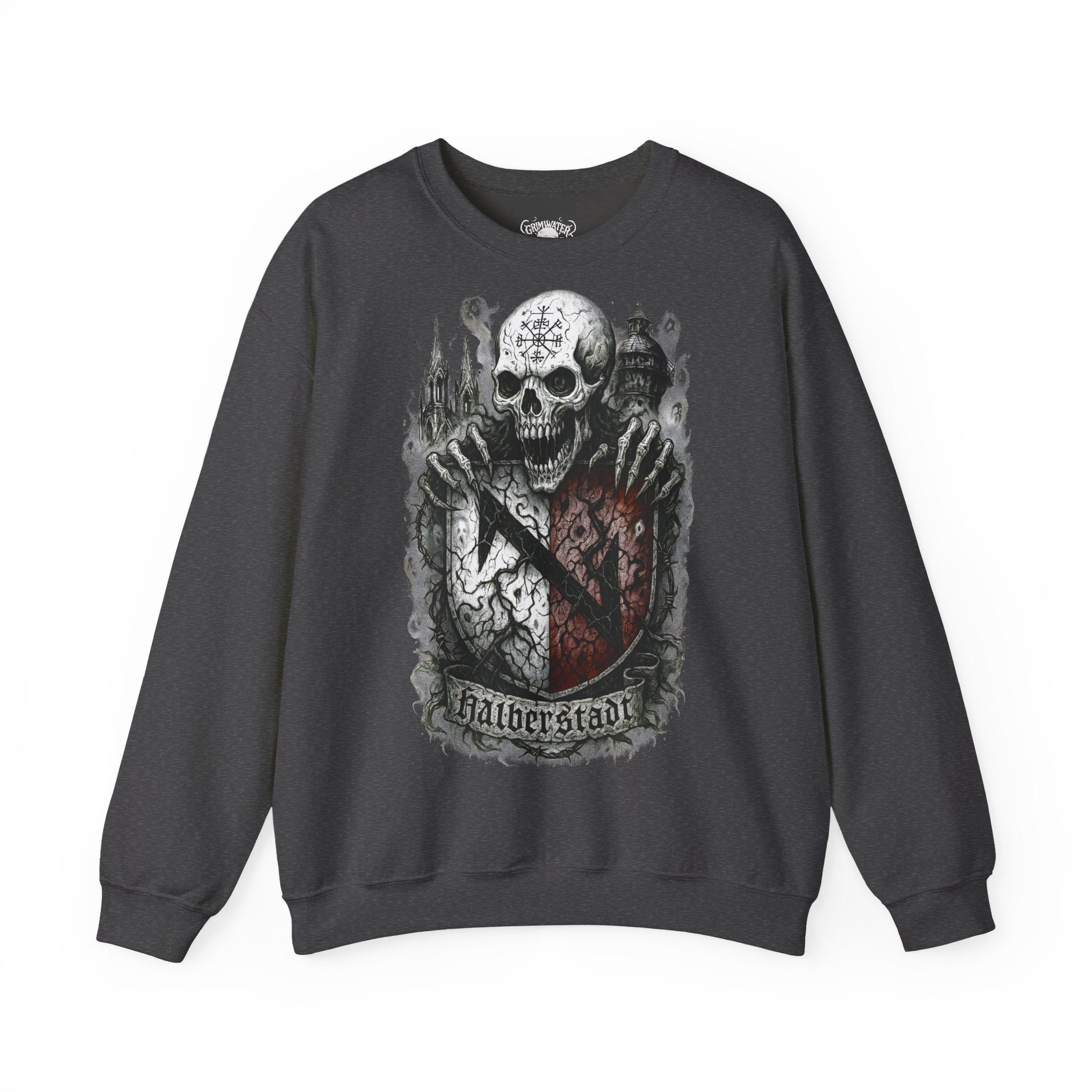 Halberstadt: Harz-Collection, Frontprint, Unisex Sweatshirt **Grimwater-Edition**