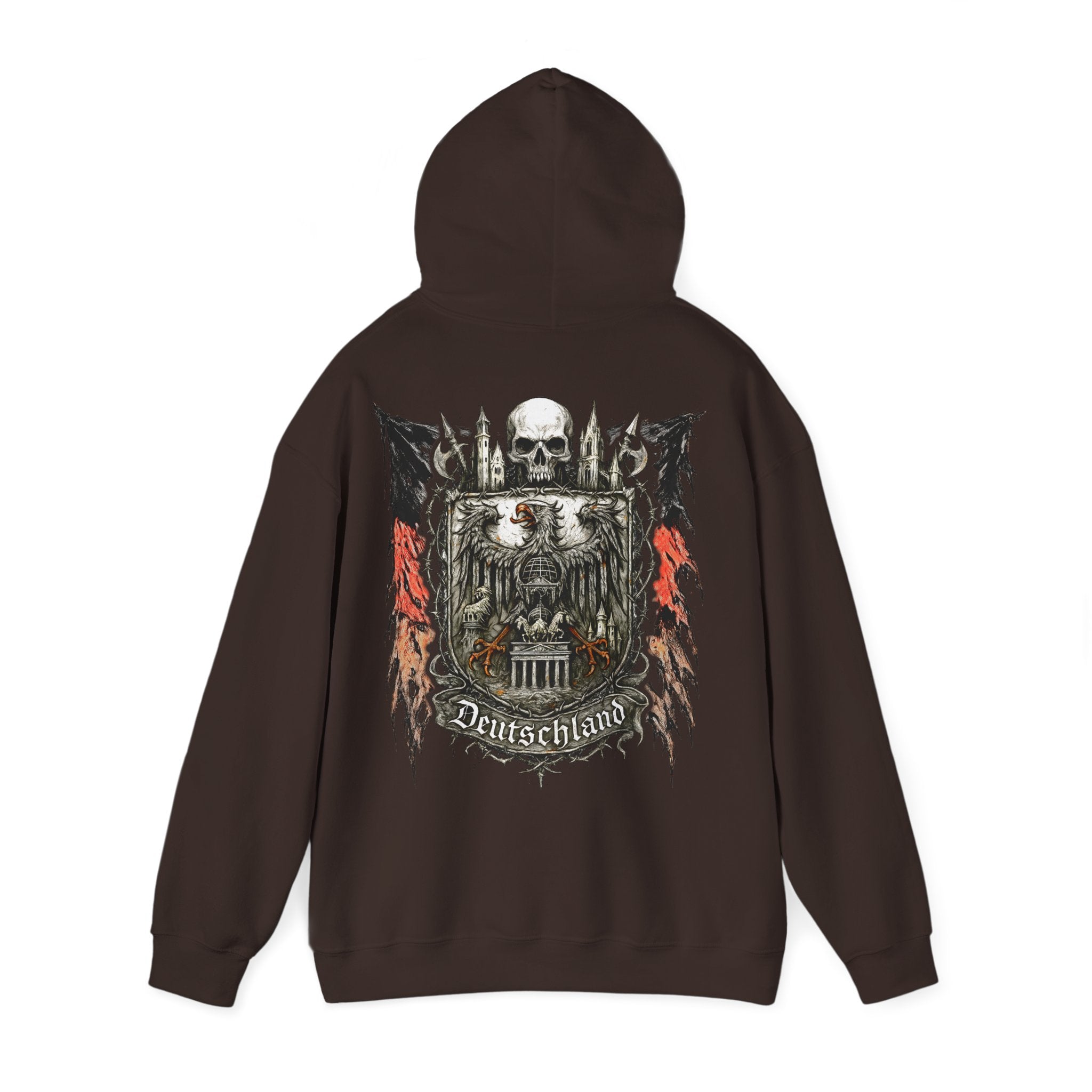 Deutschland: Front-/Backprint Unisex Hoodie **Grimwater-Edition** (Germany)