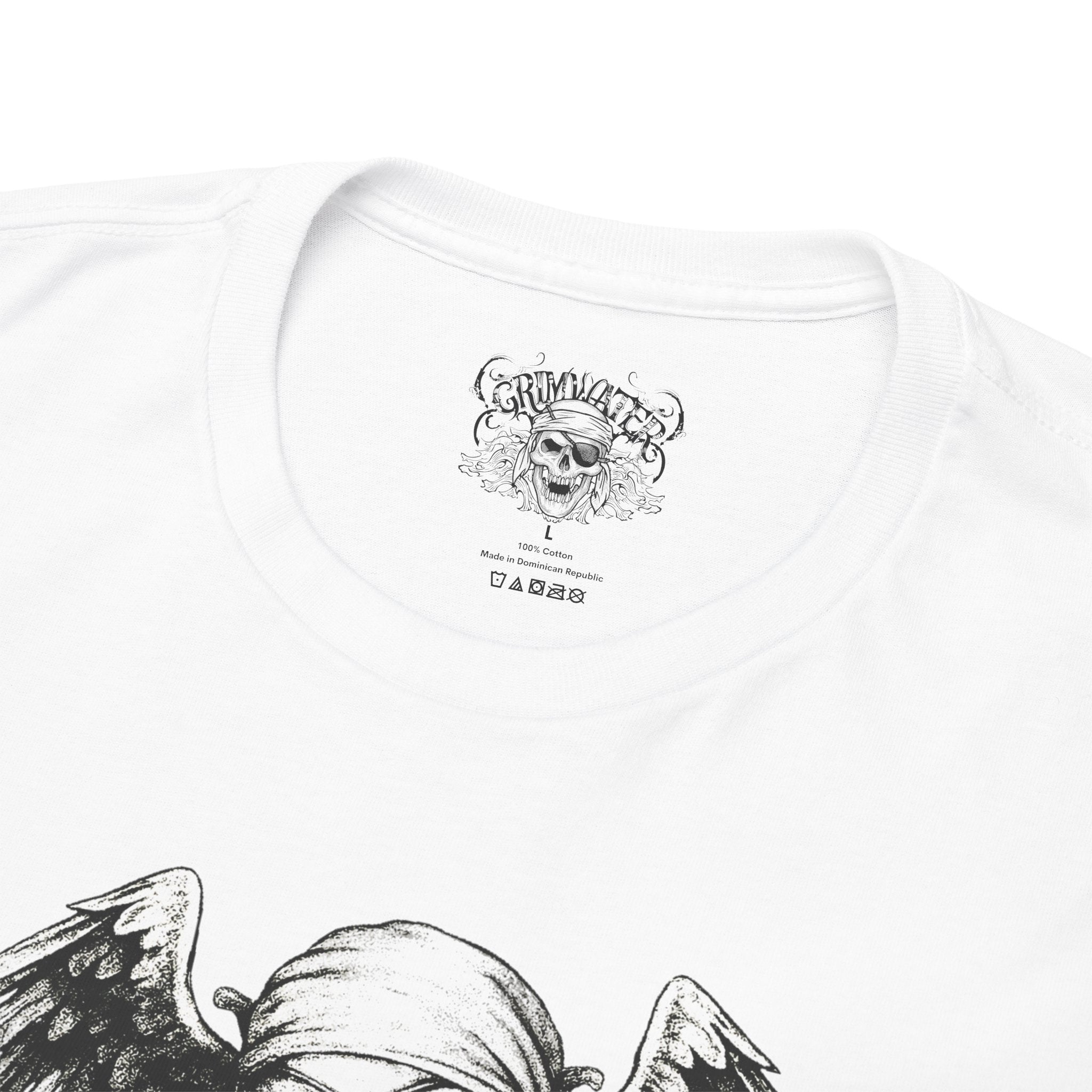 Grimwater Edition - Vienna, the sinister old headquarter of the Secret Society of bloodthirsty Pirates, Skull and Sword Gothic T-shirt