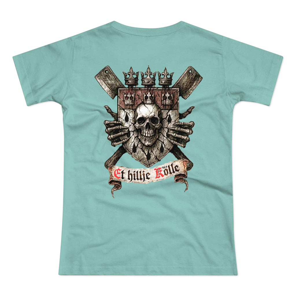 Köln - Hätz un Bloot: Front-/Backprint, Women's T-shirt **Grimwater-Design**