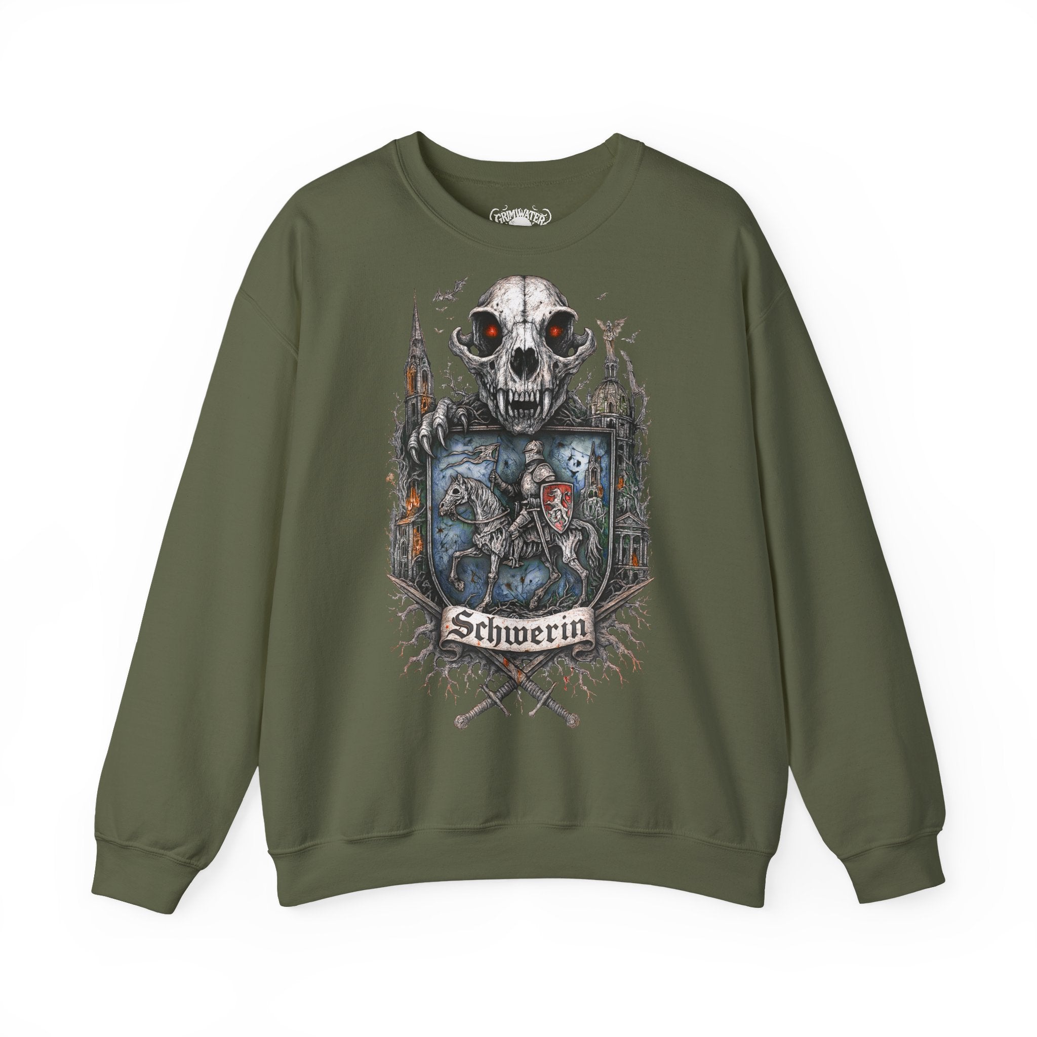 Schwerin: Frontprint, Unisex Sweatshirt **Grimwater-Edition**