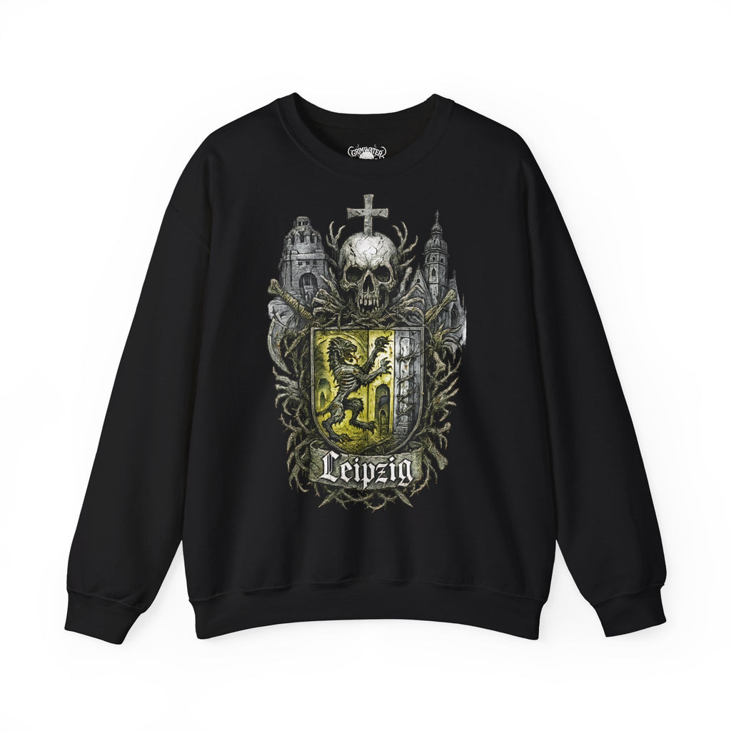 Leipzig: Frontprint, Unisex Sweatshirt **Grimwater-Edition**