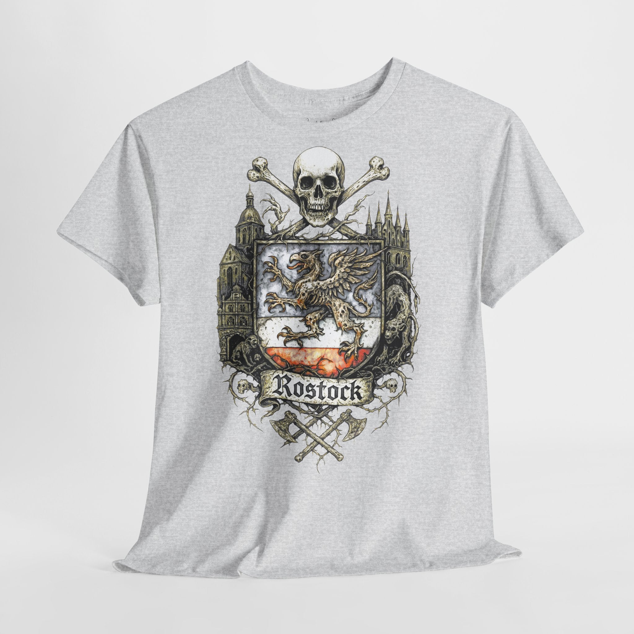Rostock: Frontprint, Unisex T-Shirt **Grimwater-Edition**