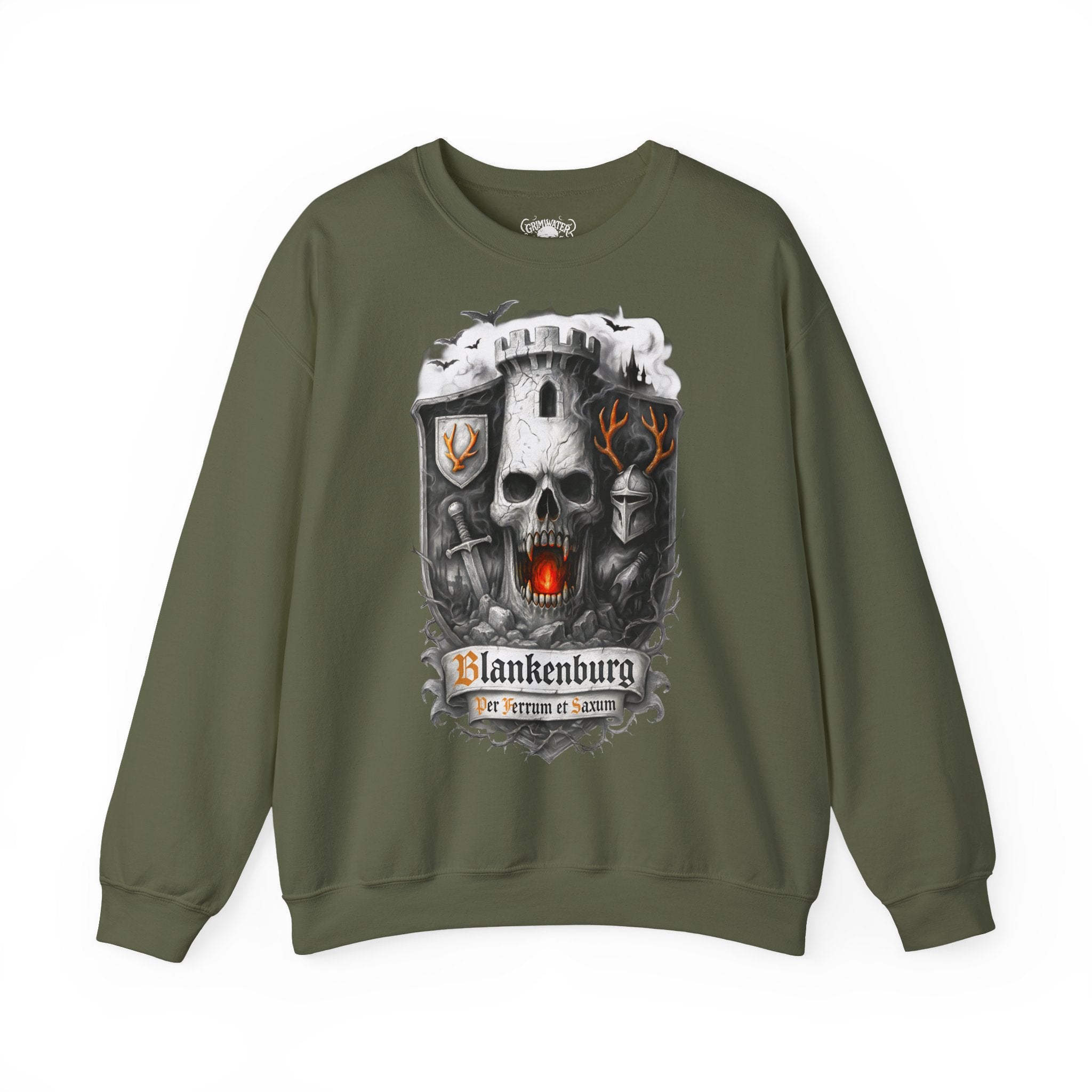 Blankenburg: Harz-Collection, Frontprint, Unisex Sweatshirt **Grimwater-Edition**