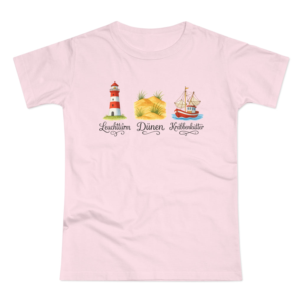 Nordsee, Ostsee - Reicht mir schon! Frontprint, Womens' T-Shirt