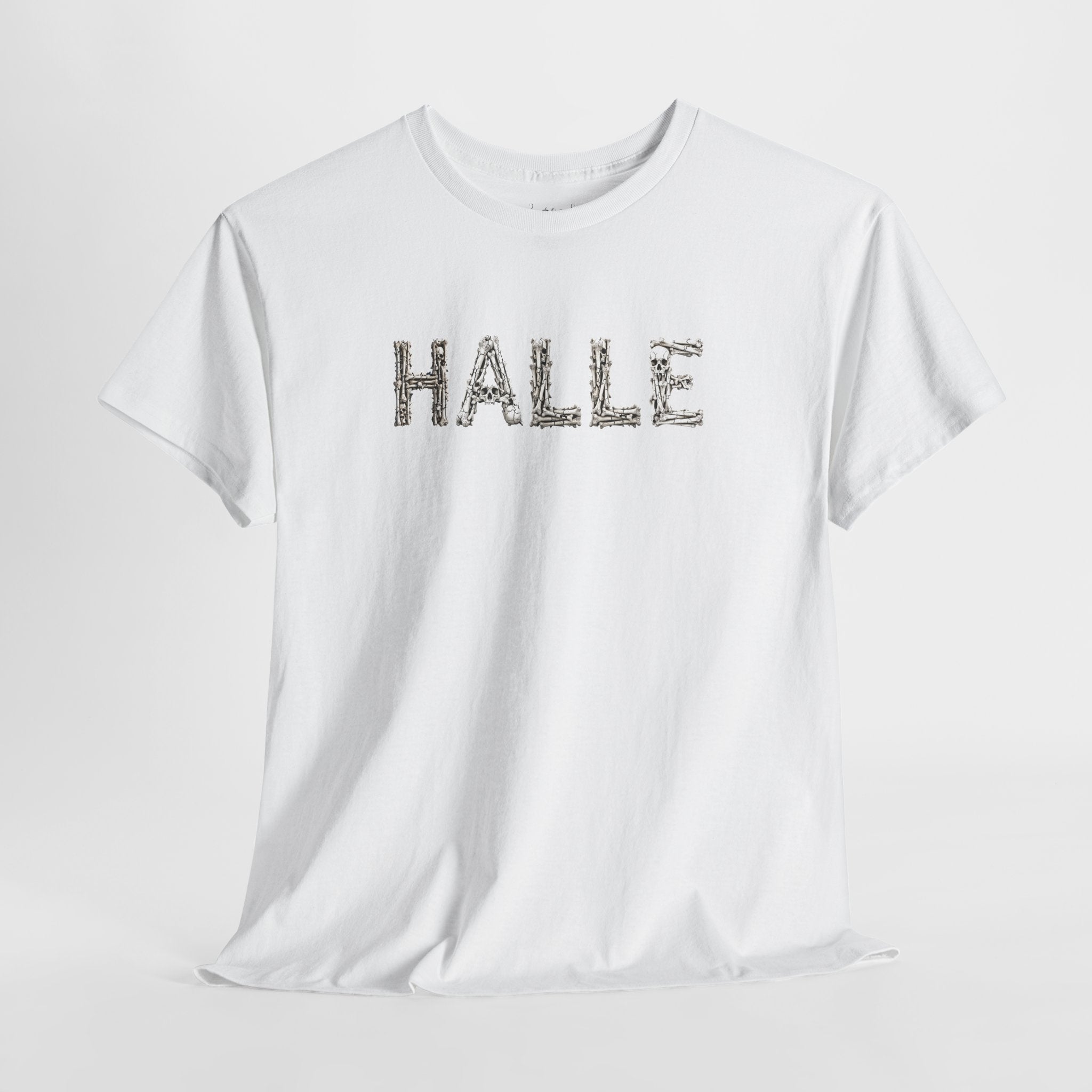 Halle: Front-/Backprint, Unisex T-Shirt **Grimwater-Edition**