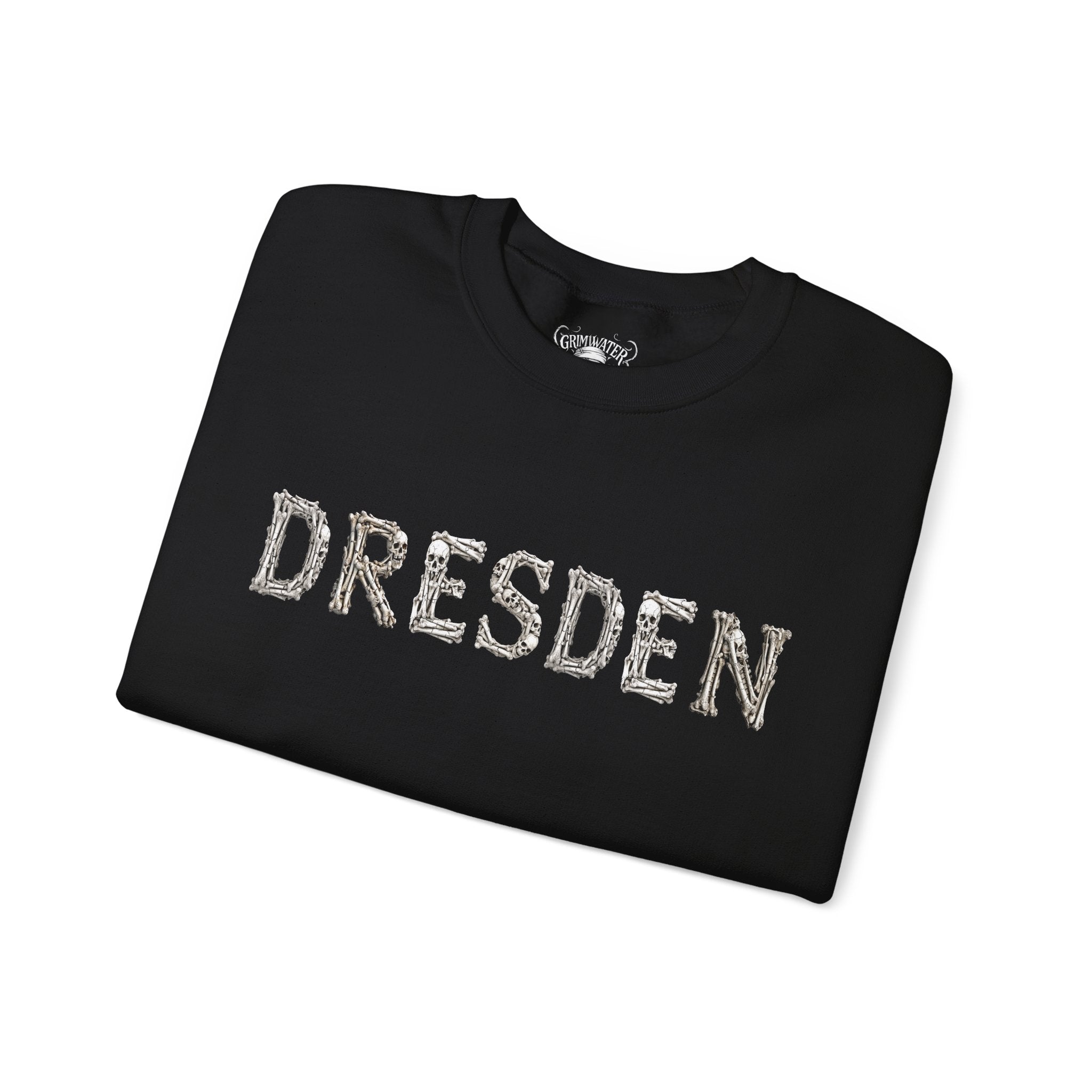 Dresden: Front-/Backprint, Unisex Sweatshirt **Grimwater-Edition**