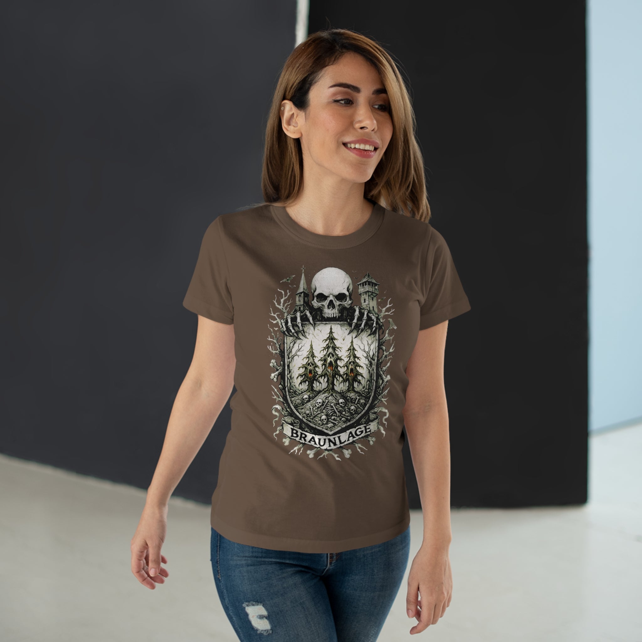Braunlage: Frontprint, Womens' T-Shirt **Grimwater-Edition**