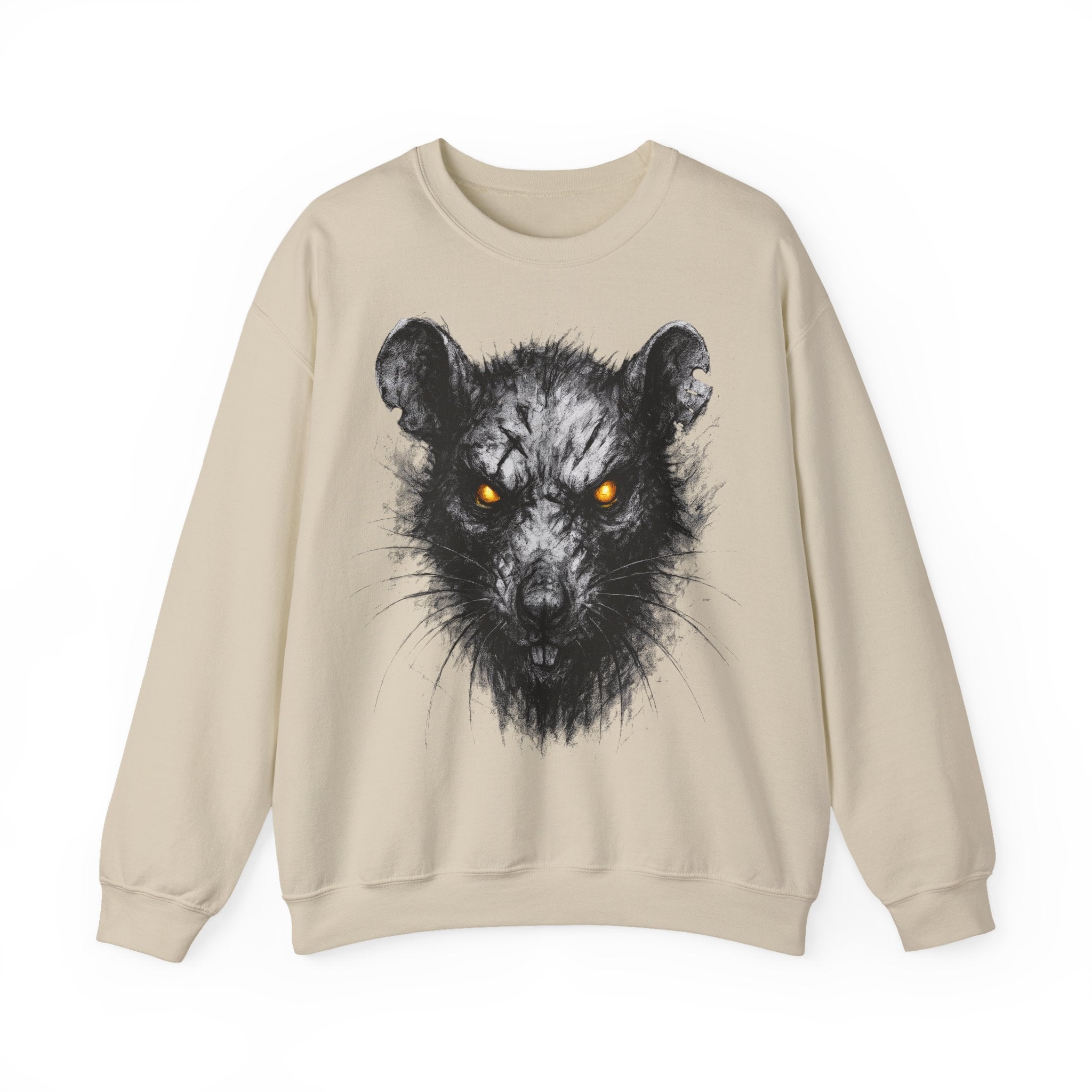 Ratte: Animals-Collection, Frontprint, Unisex Sweatshirt, Rat - Street King