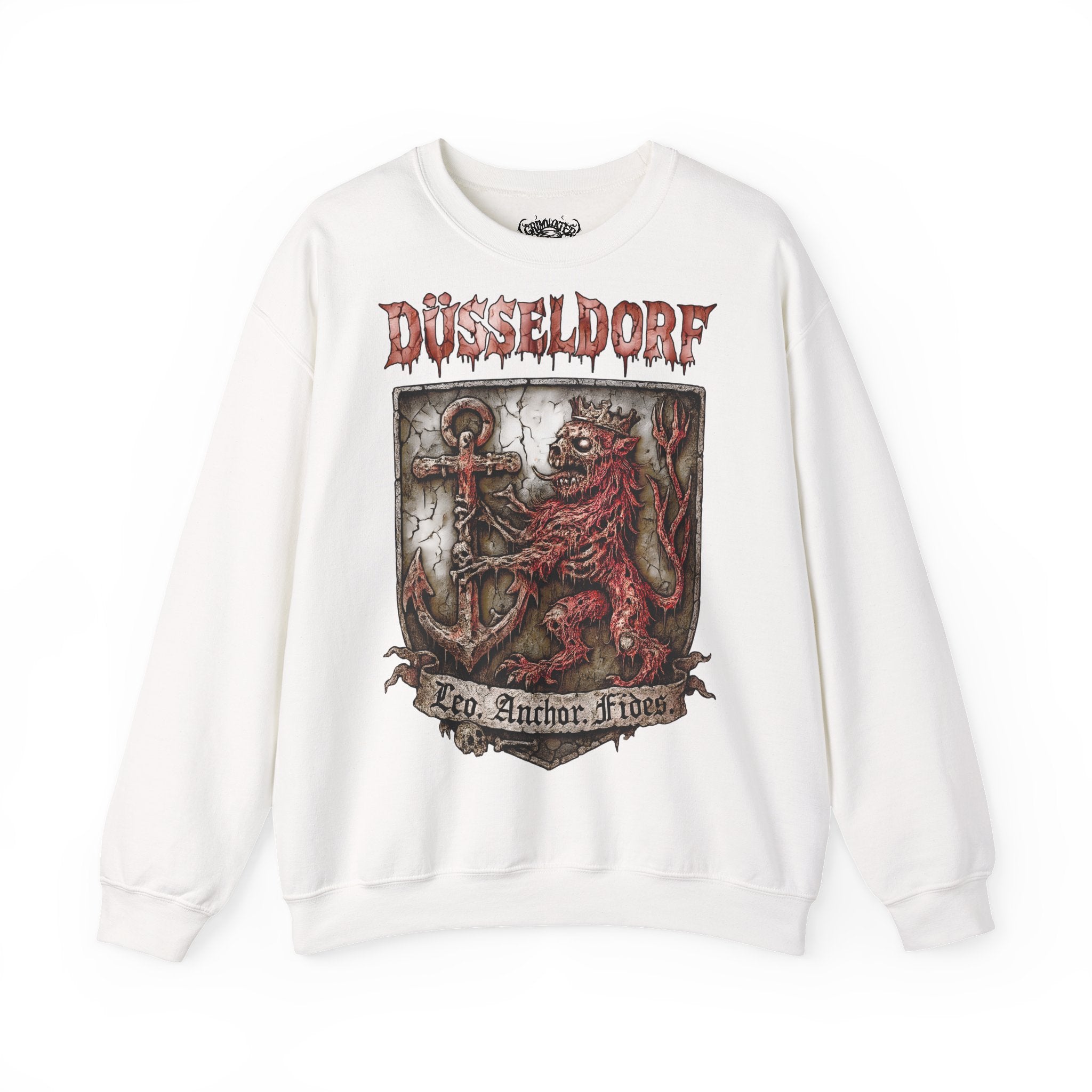 Düsseldorf: Frontprint Unisex Sweatshirt **Grimwater-Edition**