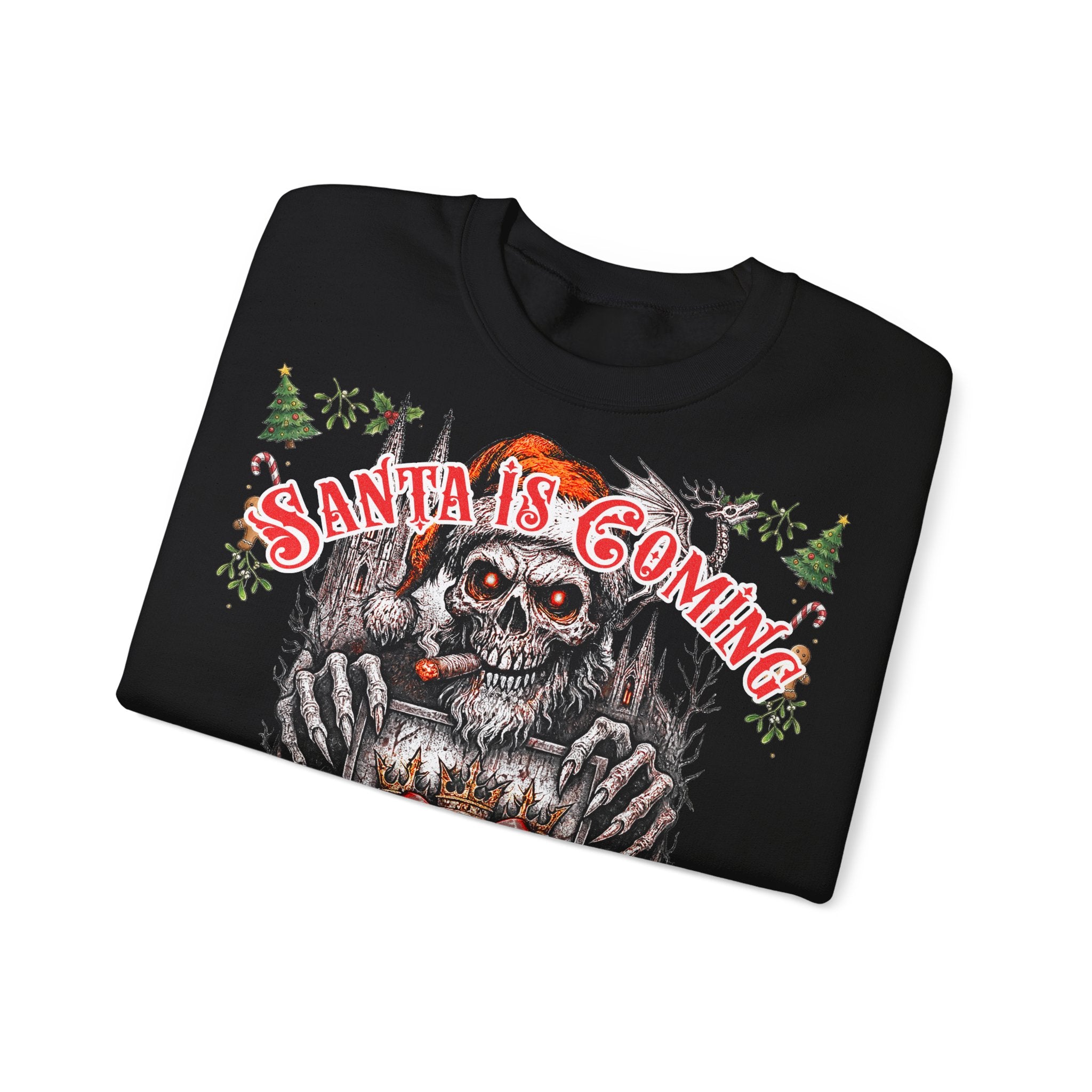 Santa Claus coming 4 Kölle: Frontprint, Unisex Sweatshirt