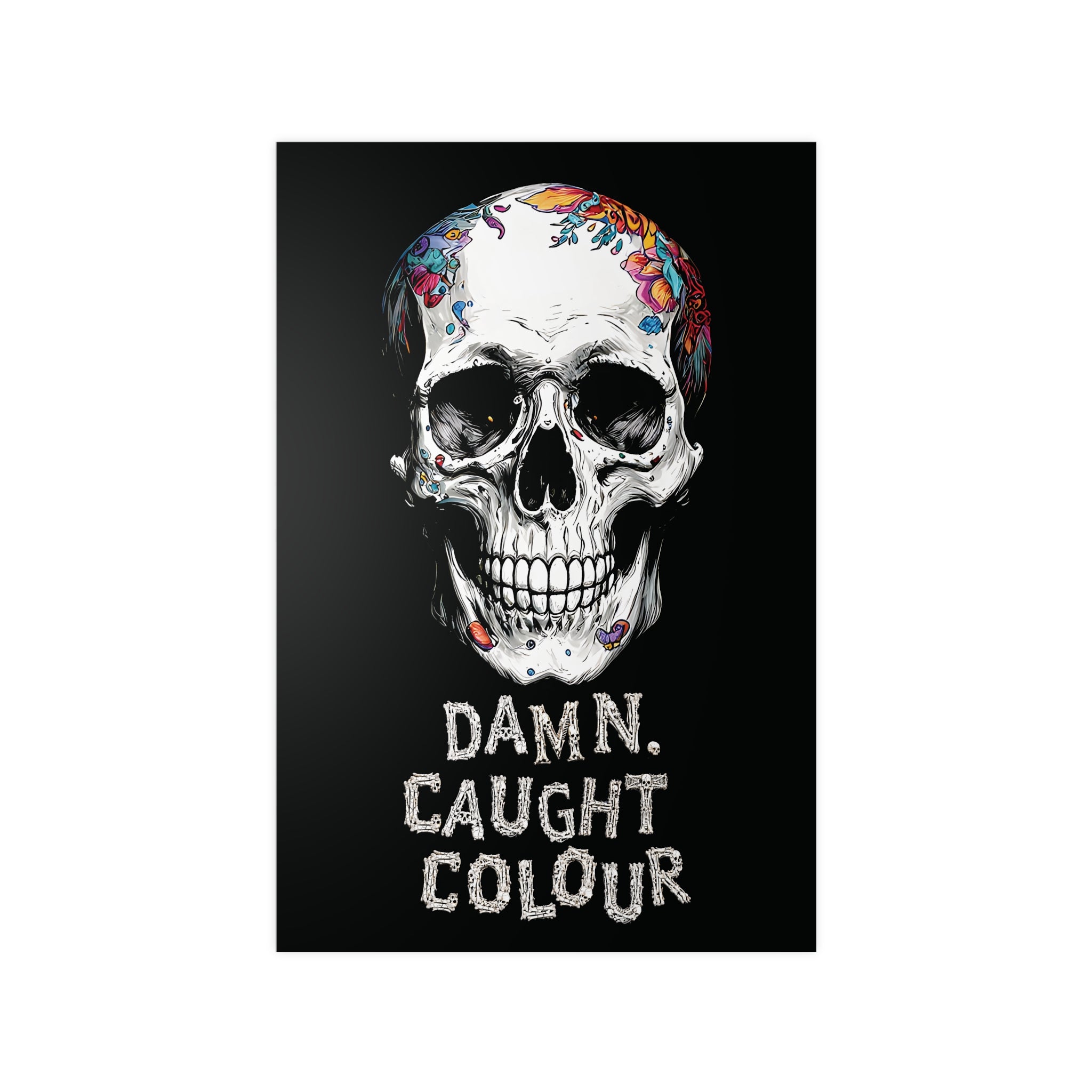 Poster 60 x 90: Skull (Gothic-Collection)