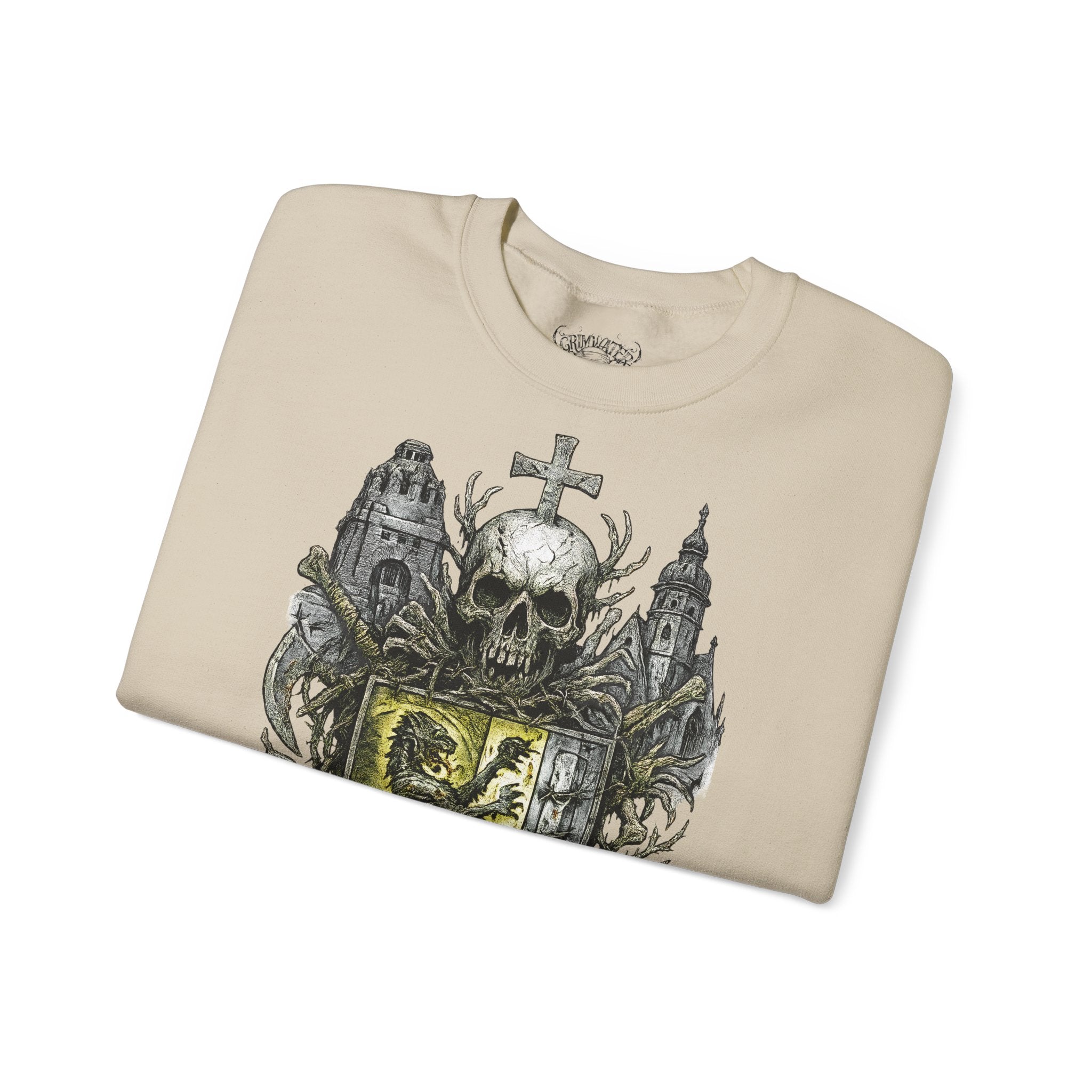 Leipzig: Frontprint, Unisex Sweatshirt **Grimwater-Edition**