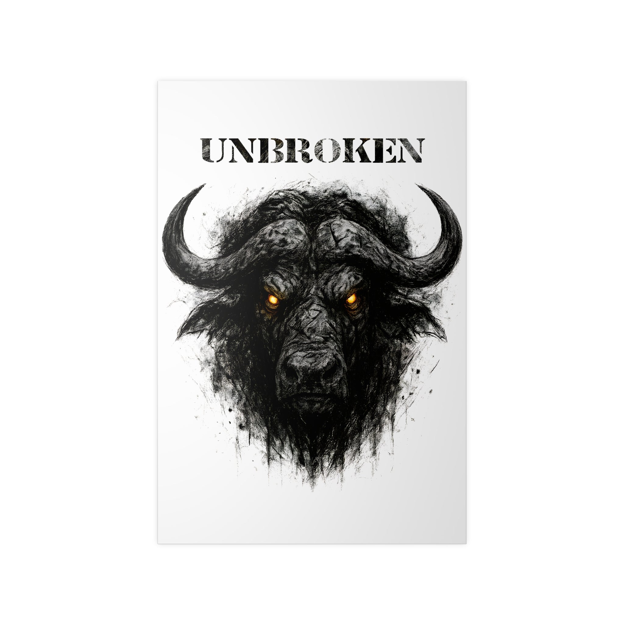 Poster 60 x 90: Büffel (Animal-Collection)